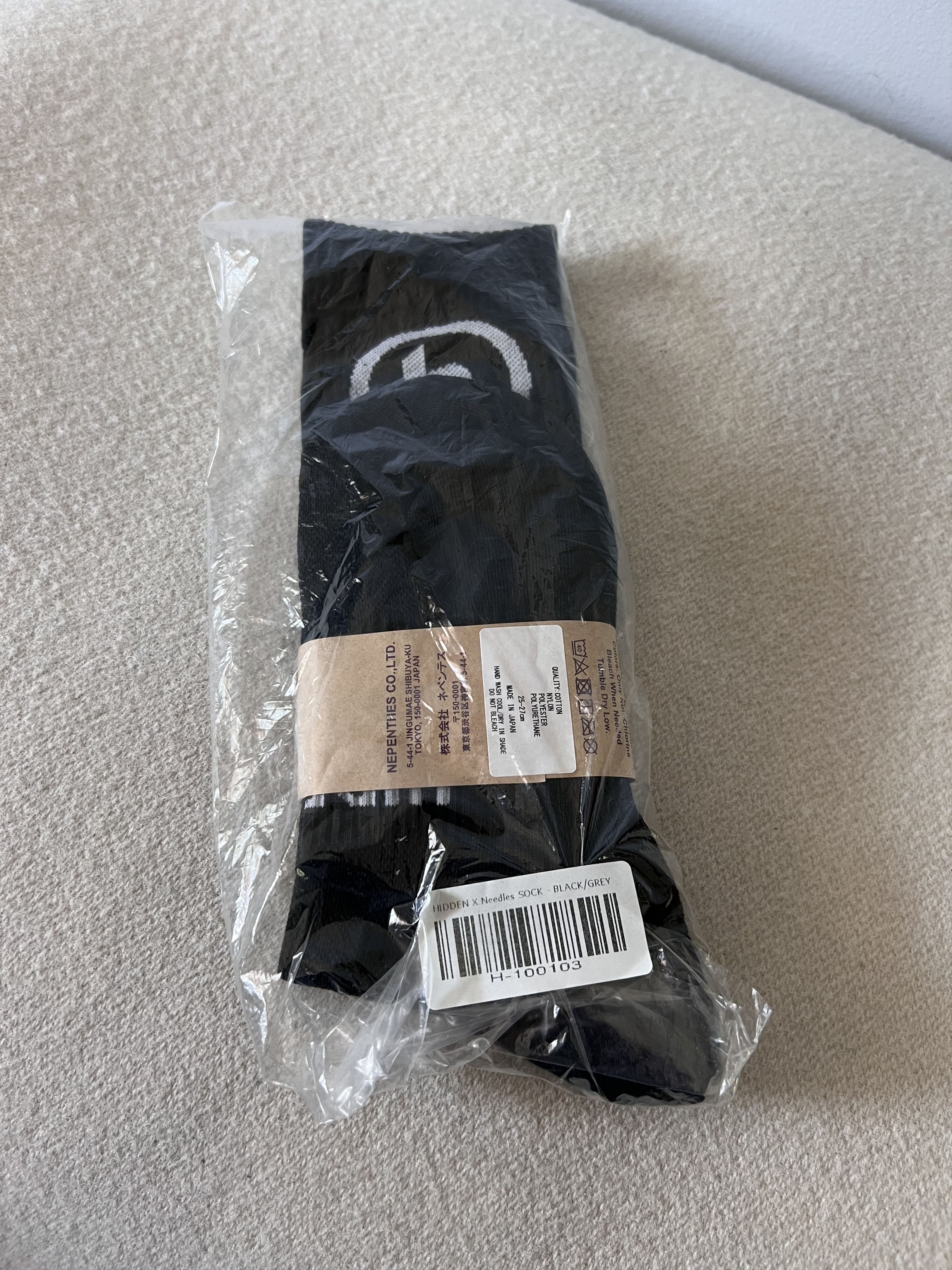 HIDDEN × Needles Needles Hidden NY Socks in Black Size ONE SIZE - 3 Thumbnail