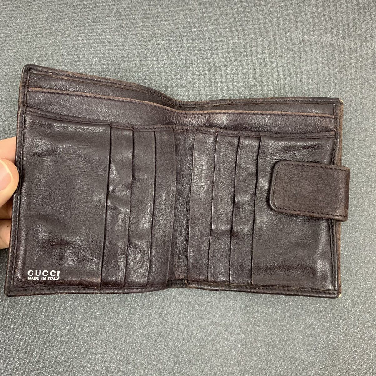 Gucci Thrashed Gucci Leather Wallet Size ONE SIZE - 4 Thumbnail