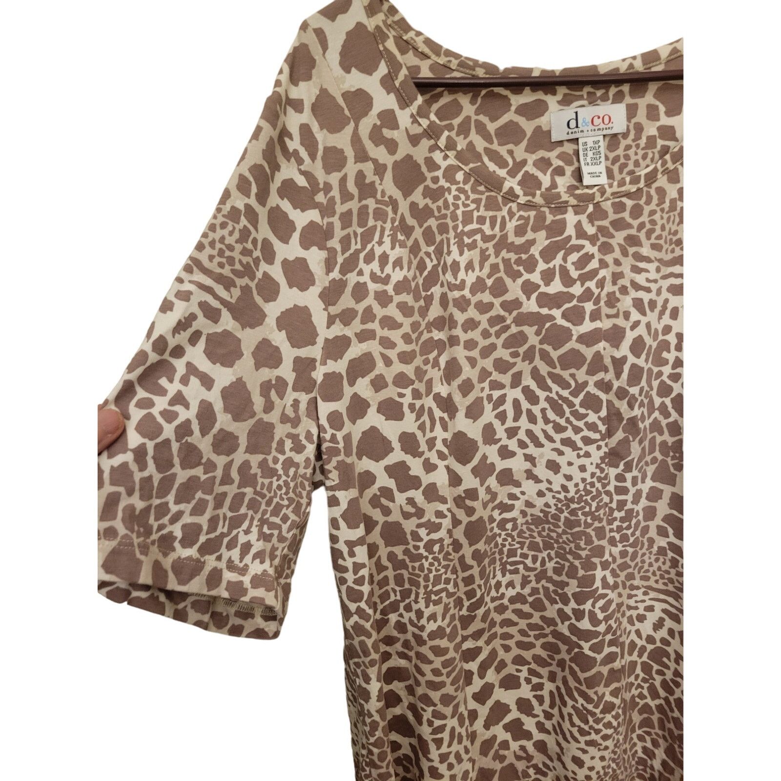 Denim & Co. Denim & Co 1XP Animal Print Size XL / US 12-14 / IT 48-50 - 2 Thumbnail