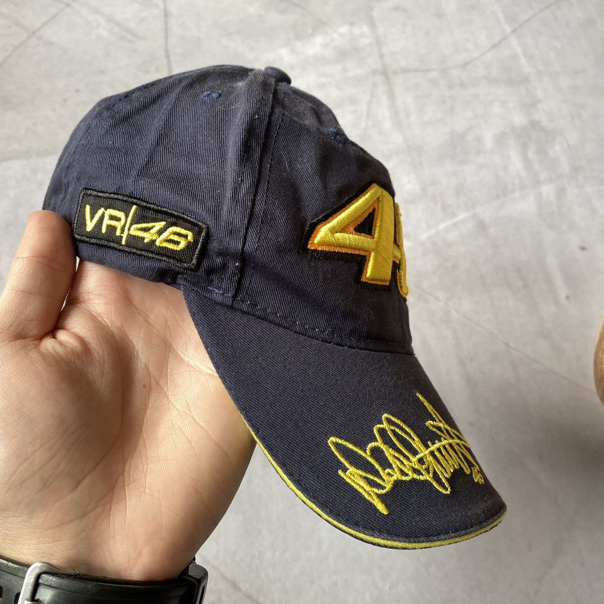 Vintage Vintage Valentino Rossi VR46 The Doctor Racing Cap Hats Y2K Size ONE SIZE - 2 Thumbnail