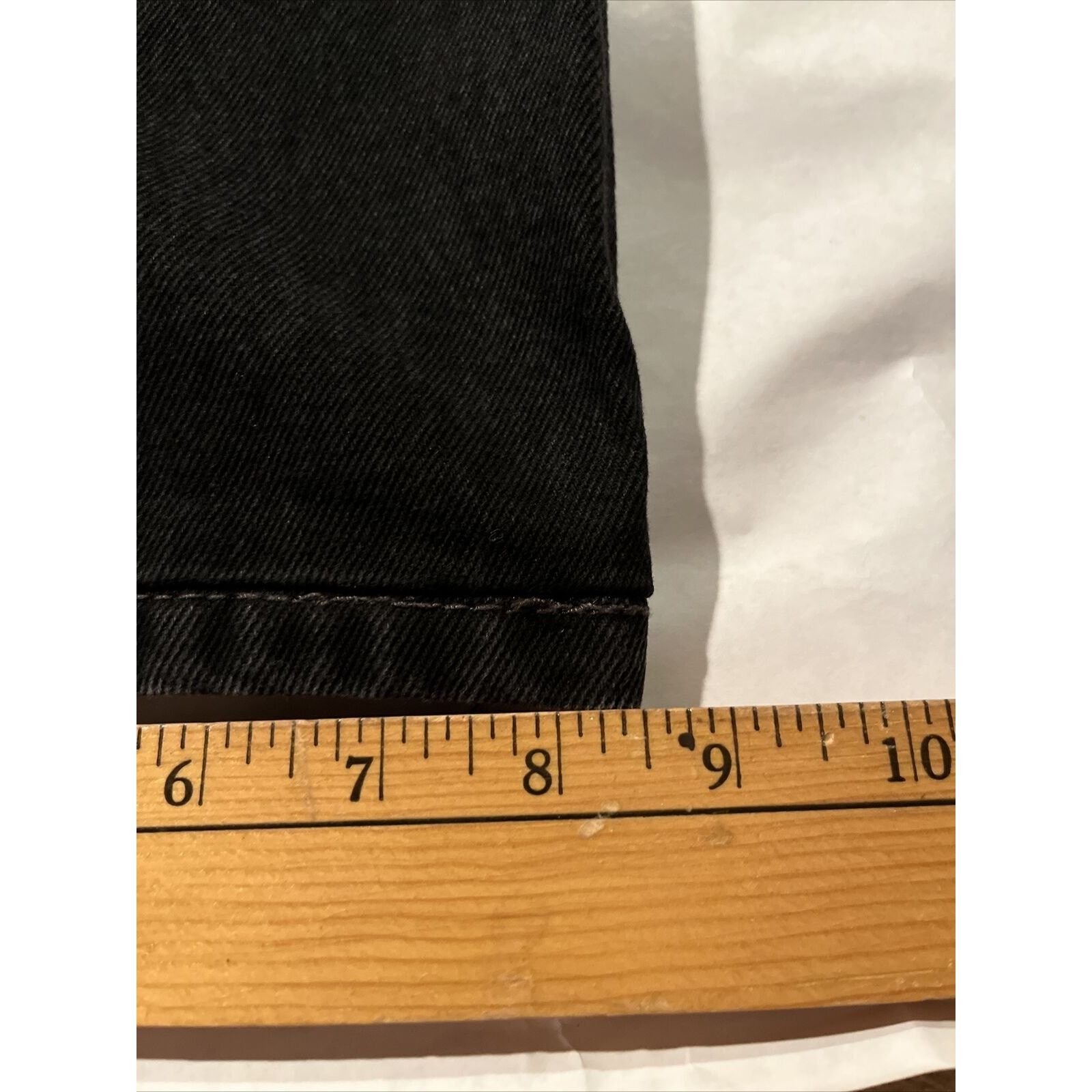 Levi's Levi’s 505 Jeans Mens 36x30 Fit Black Dark Wash Denim Cotton Size US 36 / EU 52 - 8 Thumbnail