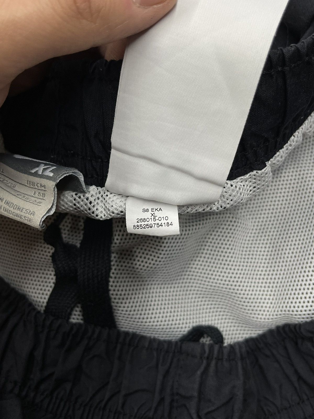 Nike × Nike ACG × Vintage Vintage Nike Nylon Black Shorts Drill Y2K ACG TN Size US 36 / EU 52 - 9 Thumbnail