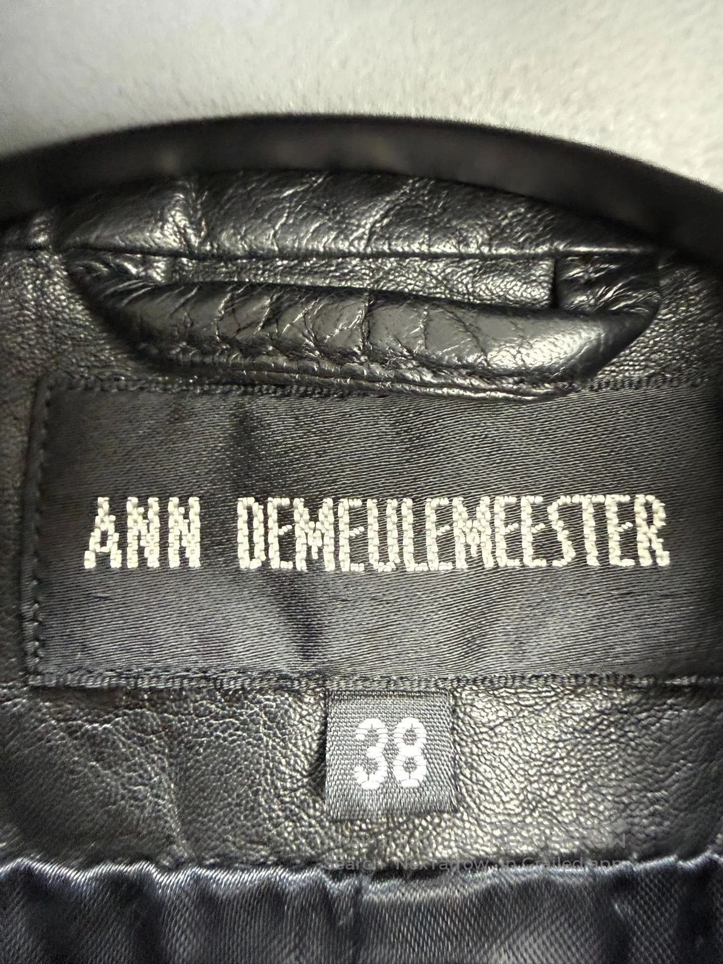 Ann Demeulemeester Ann Demeulemeester 04AW Strap Leather Blazer. Size S / US 4 / IT 40 - 9 Thumbnail