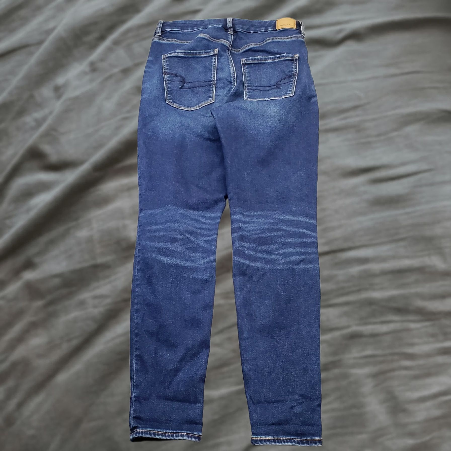 American Eagle Outfitters American Eagle Outfitters Womens Jeans 10 Blue Denim Curvy High Rise Jegging - 5-Pocket, Regular Size 32" / US 10 / IT 46 - 1 Thumbnail