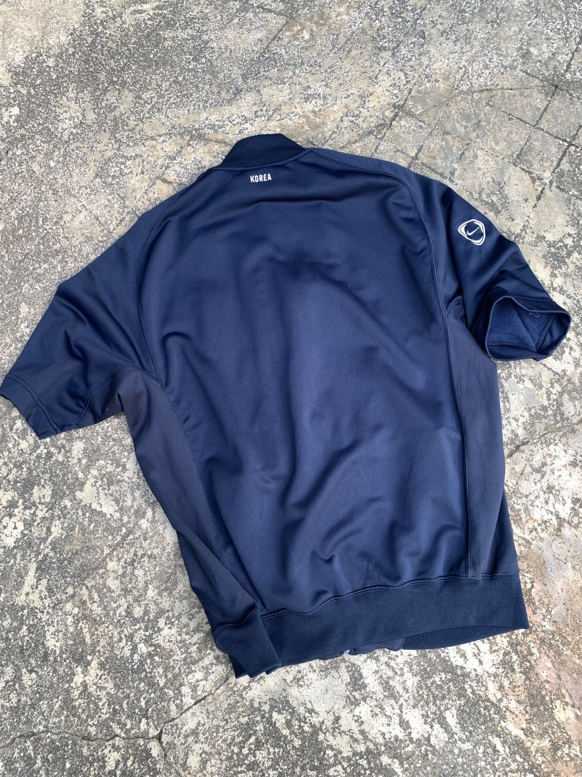 Nike 2006 Nike South Korea FC Soccer Zip Short Sleeve Track Top Size US XL / EU 56 / 4 - 2 Thumbnail