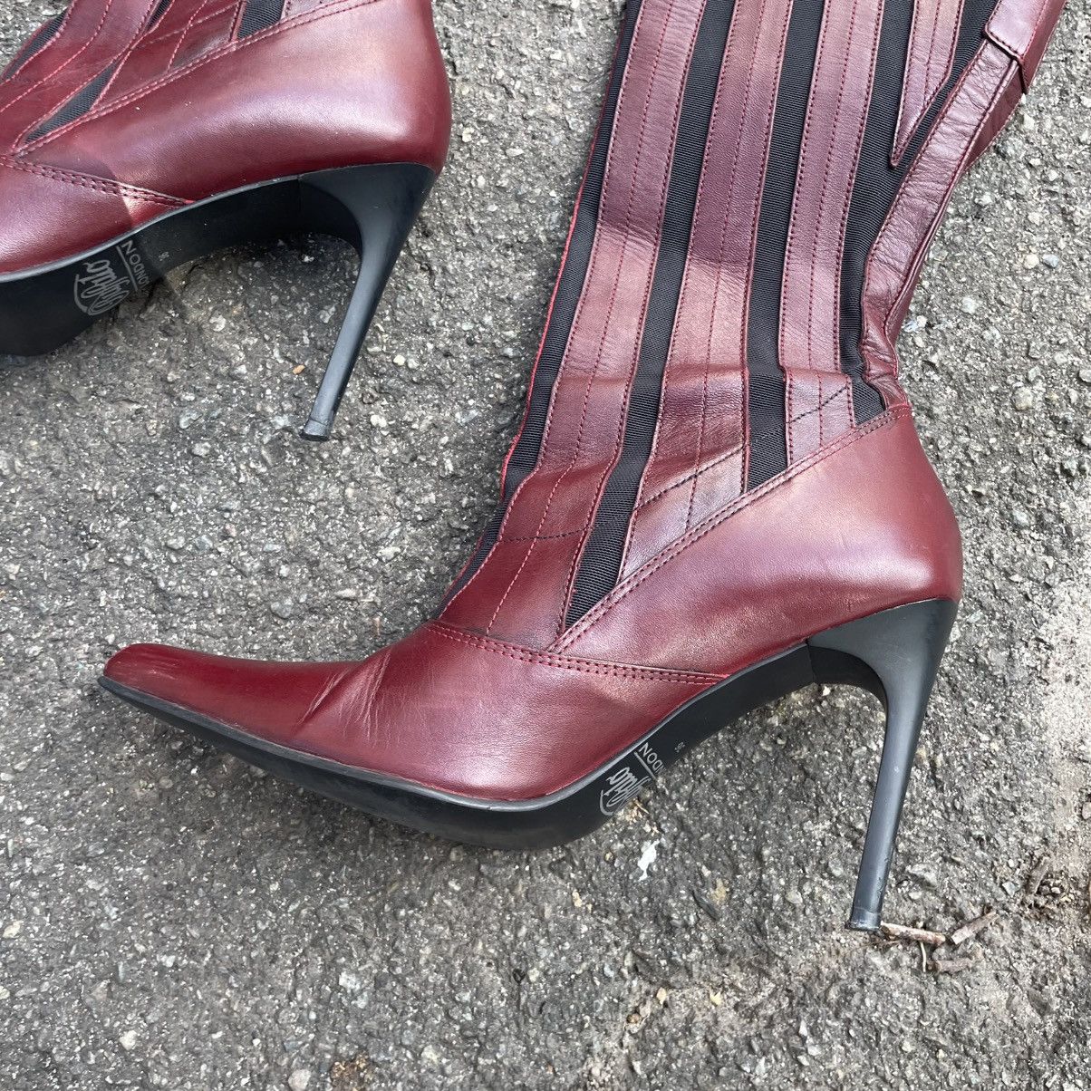 Buffalo London BUFFALO 90s LEATHER HEELS VINTAGE AVANT GARDE BOOTS Size US 6 / IT 36 - 5 Thumbnail
