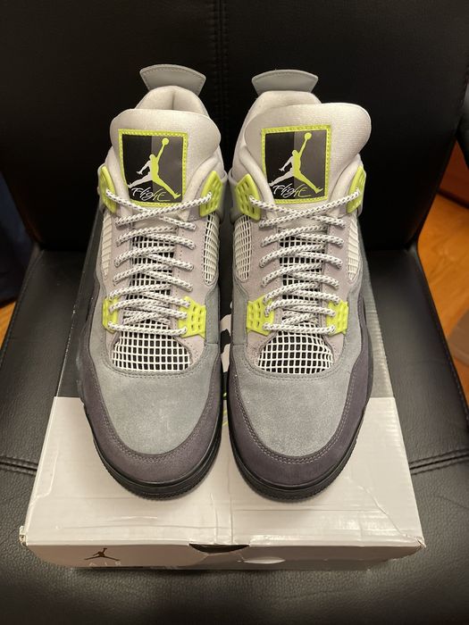 jordan 4 neon size 8