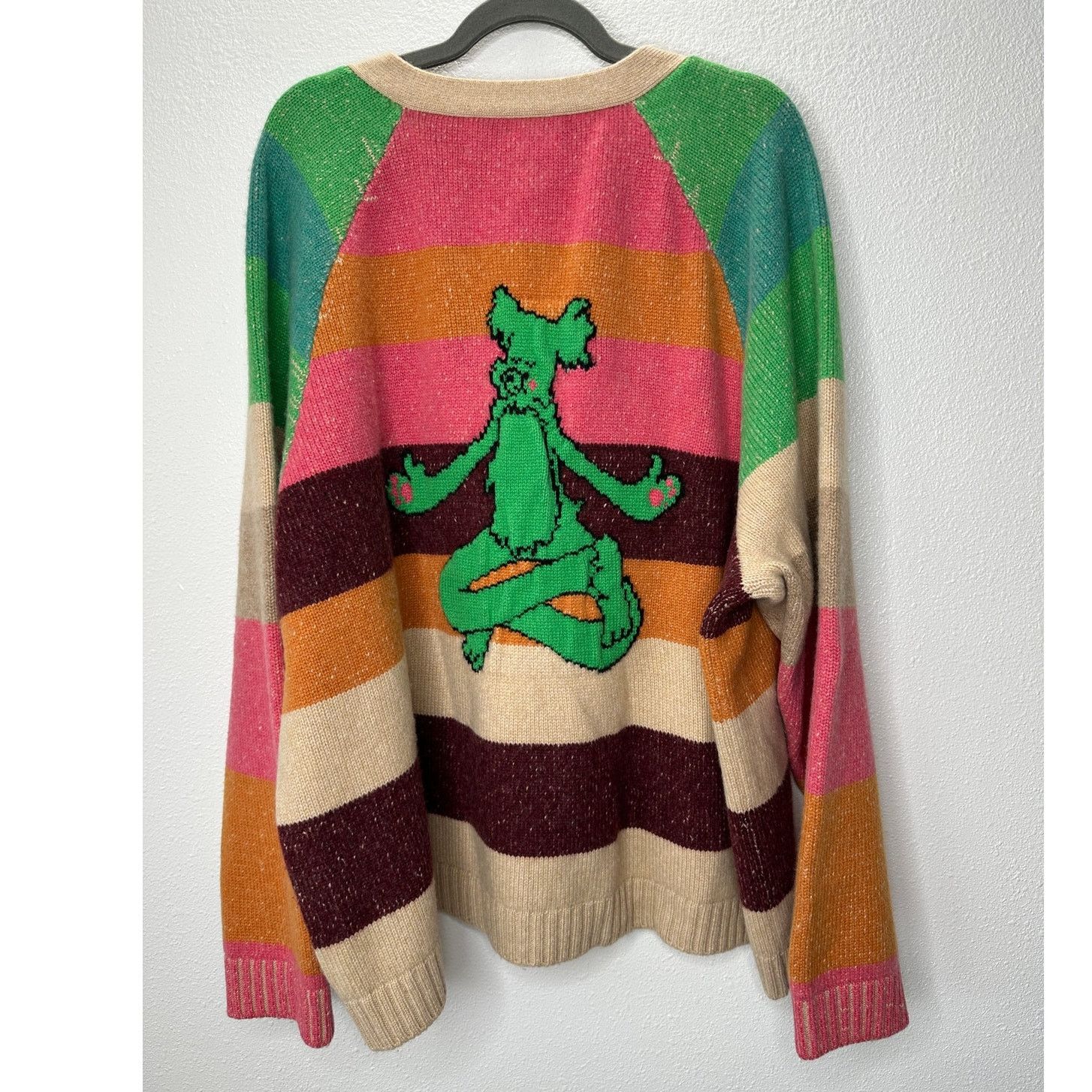 The Elder Statesman The Elder Statesman Enlightened Bear Cashmere Cardigan L Size L / US 10 / IT 46 - 2 Thumbnail