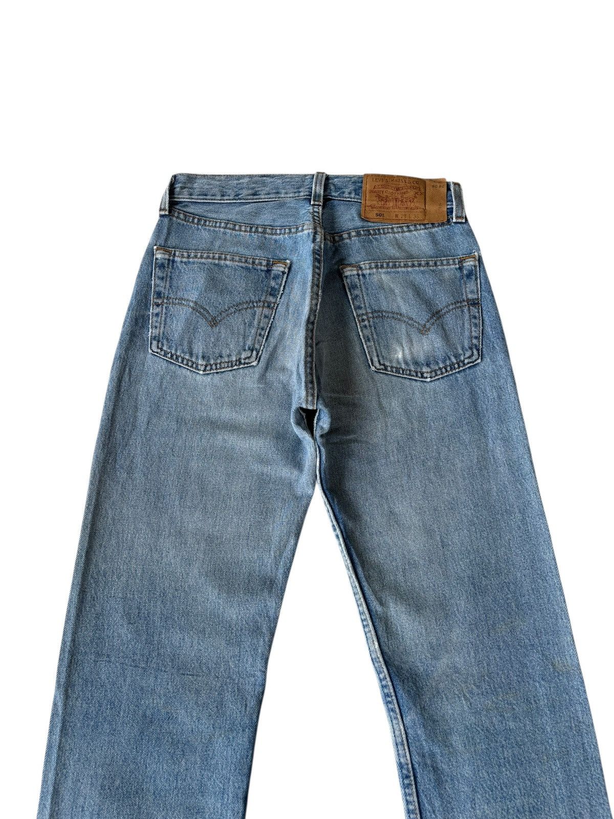 Levi's 💥VINTAGE LEVIS 501 USA #552 DISTRESSED DENIM JEANS Size US 28 / EU 44 - 6 Thumbnail