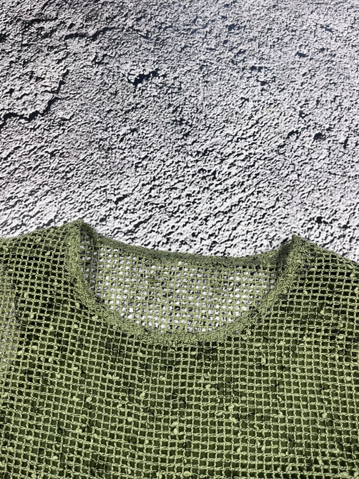 Vintage Cop Copine Style Vintage Y2k Mesh Fishnet Crop Top Tee Size S / US 4 / IT 40 - 5 Thumbnail