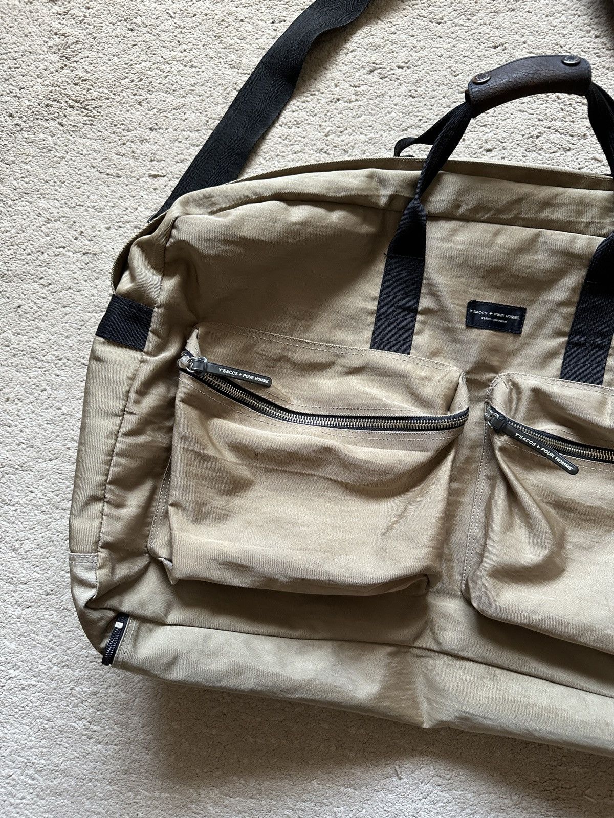 Yohji Yamamoto 1990s YSACCS POUR HOMME YOHJI YAMAMOTO Nylon Duffle Bag Size ONE SIZE - 3 Thumbnail