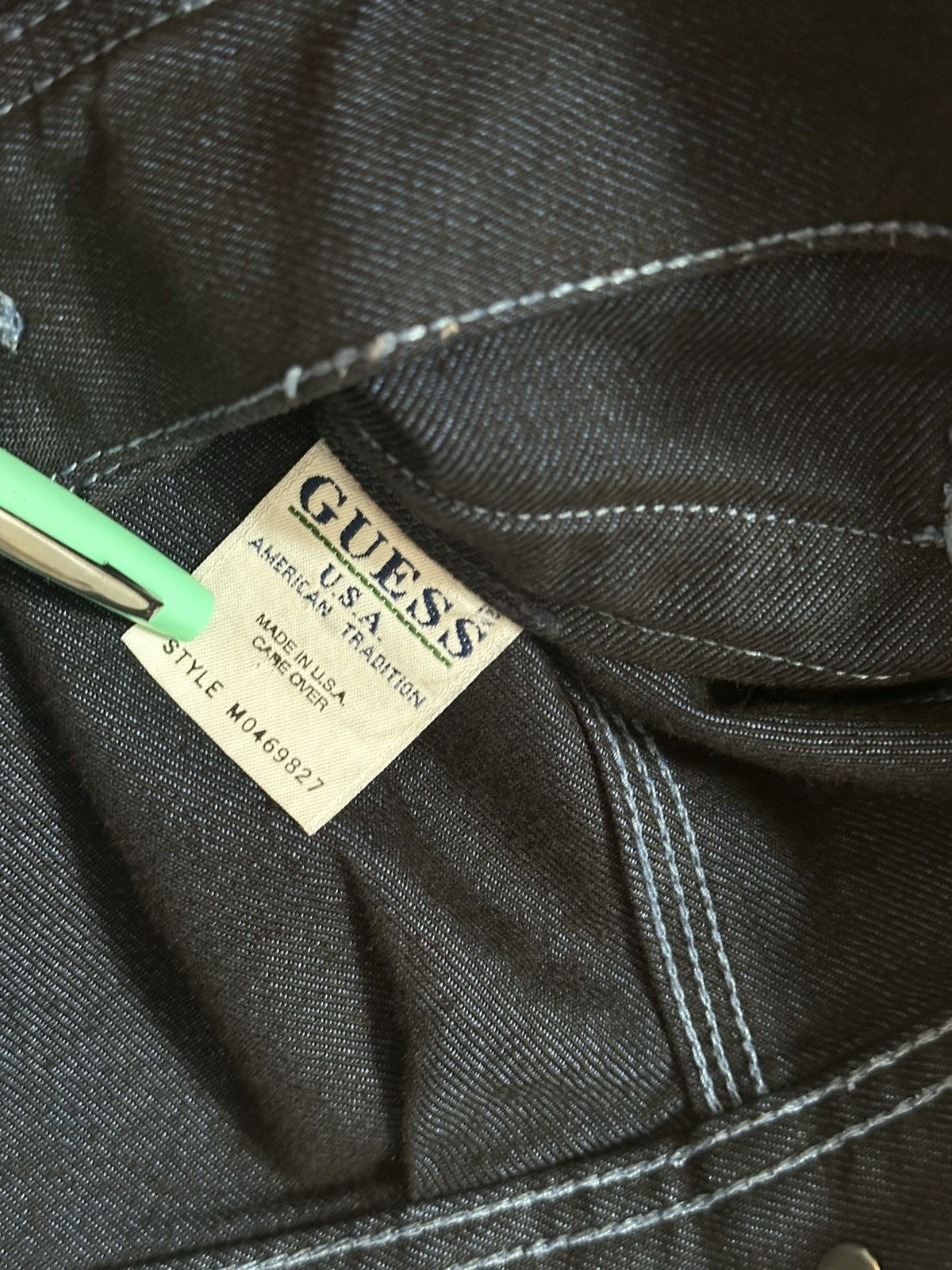 Guess 90s Guess Blue Wash denim jacket Size US S / EU 44-46 / 1 - 4 Thumbnail