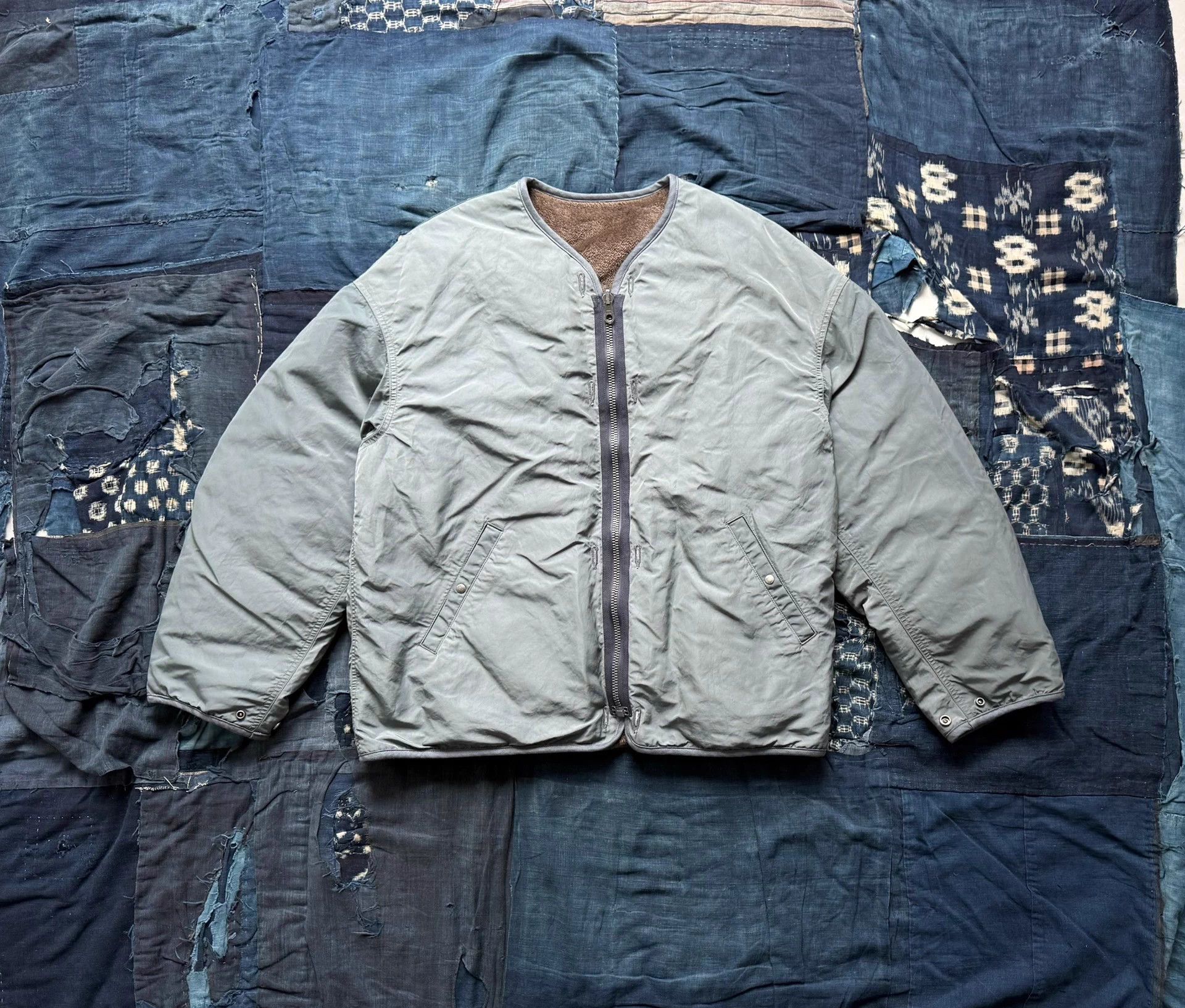 Visvim VISVIM 26SS SPOT IRIS LINER JKT Mud Dye Double Blue 4 Size US XL / EU 56 / 4 - 1 Thumbnail