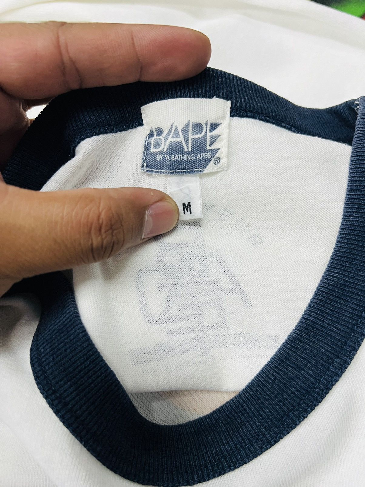 Bape Bape x Baby Milo College Logo Longsleeve Tee Size US M / EU 48-50 / 2 - 10 Thumbnail