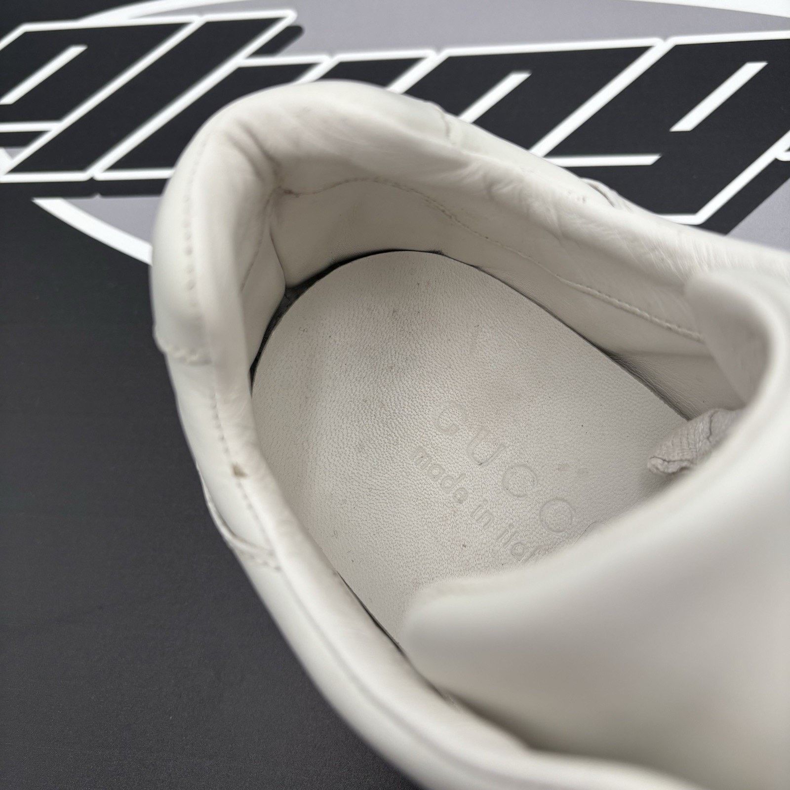 Gucci Gucci Leather Low Top ' White ' | GOOD CONDITION! Size US 6.5 / EU 39-40 - 7 Thumbnail