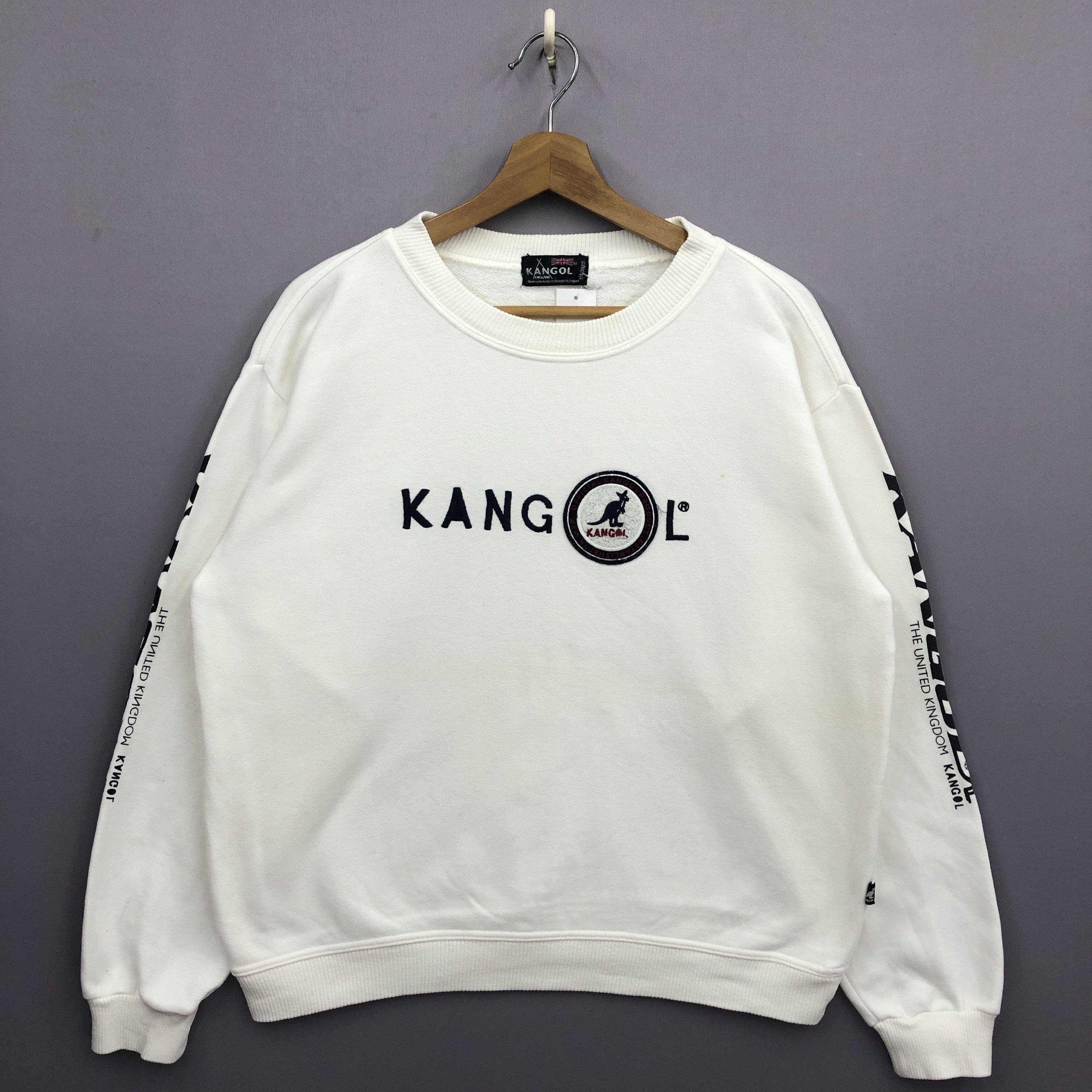 Kangol × Vintage Vintage Kangol Sweater Kangol Sweatshirt Jumper Pullover Size US L / EU 52-54 / 3 - 1 Thumbnail