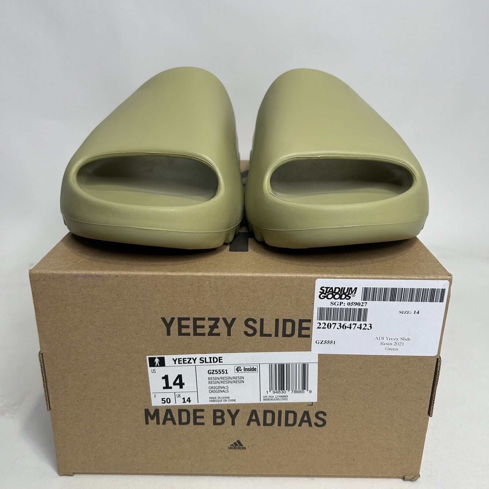 Adidas Adidas Yeezy Slide “Resin” 2024 Size US 14 / EU 47 - 2 Thumbnail