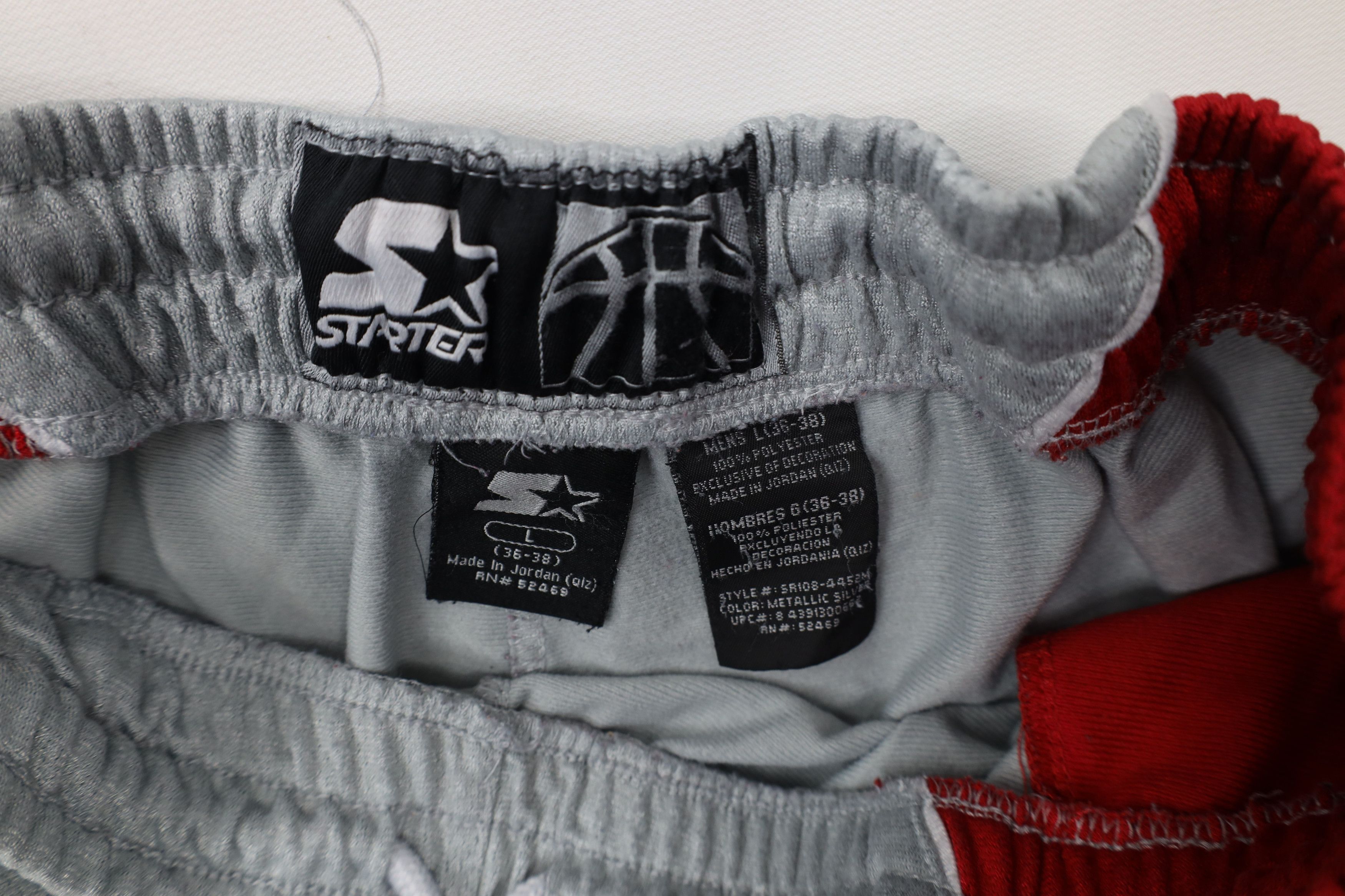 Starter × Vintage Vintage 90s Starter Knit Wide Leg Sweatpants Pants Gray Size US 36 / EU 52 - 8 Thumbnail