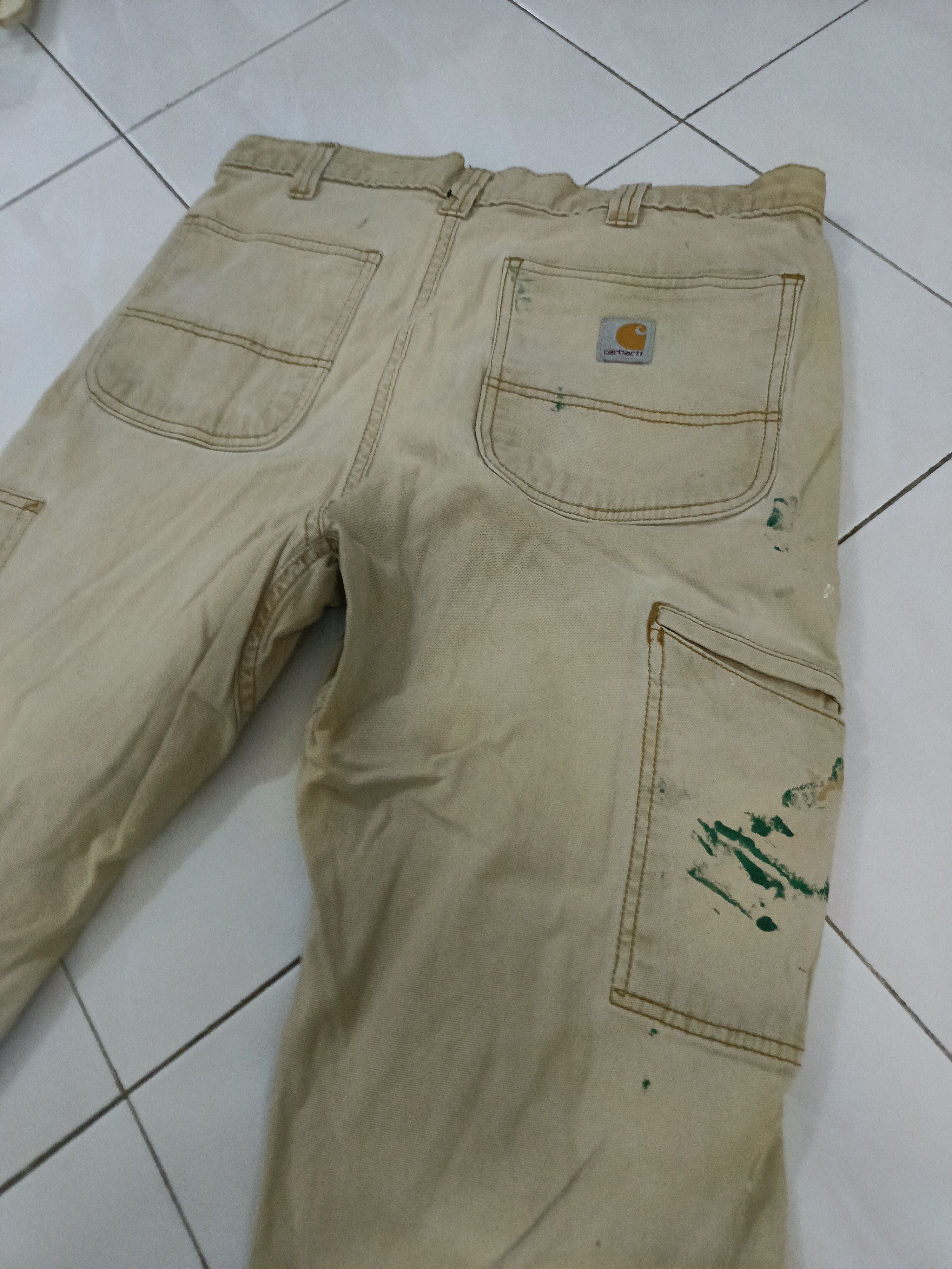 Beauty Beast × Carhartt Carhartt Double Knee Paint Splash Pants Size US 33 - 2 Thumbnail