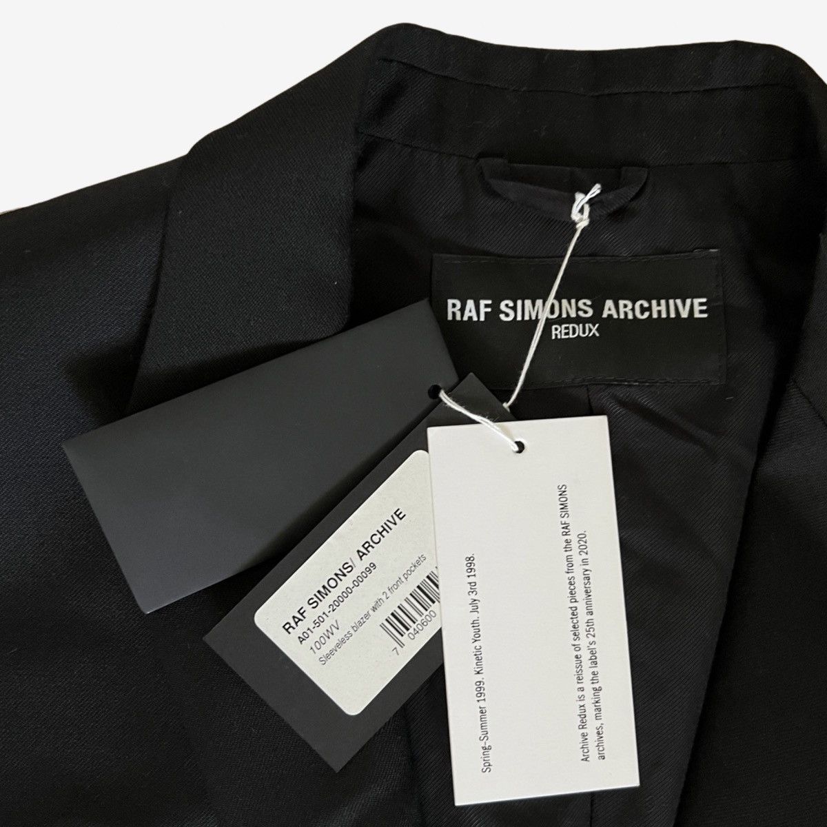Raf Simons Raf Simons Redux Blazer Vest SS1999 Kinetic Youth Size US S / EU 44-46 / 1 - 4 Thumbnail