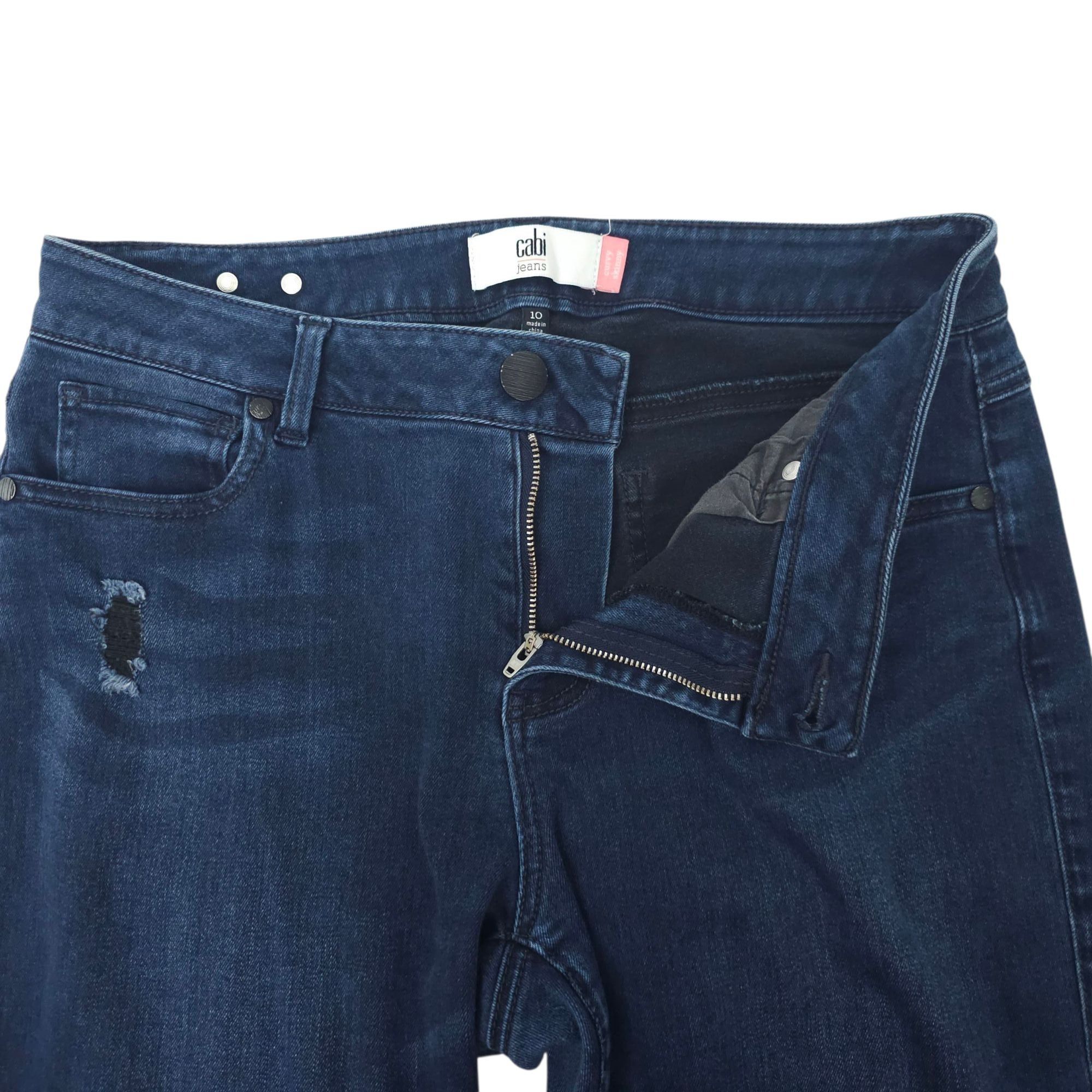 Other Cabi Curvy Skinny Jeans Womens Size 10 Stretch Distressed Size 32" / US 10 / IT 46 - 7 Thumbnail