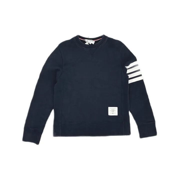 Thom Browne Thom Browne Classic Navy Blue Logo Sweatshirt -2507 Size US M / EU 48-50 / 2 - 8 Thumbnail