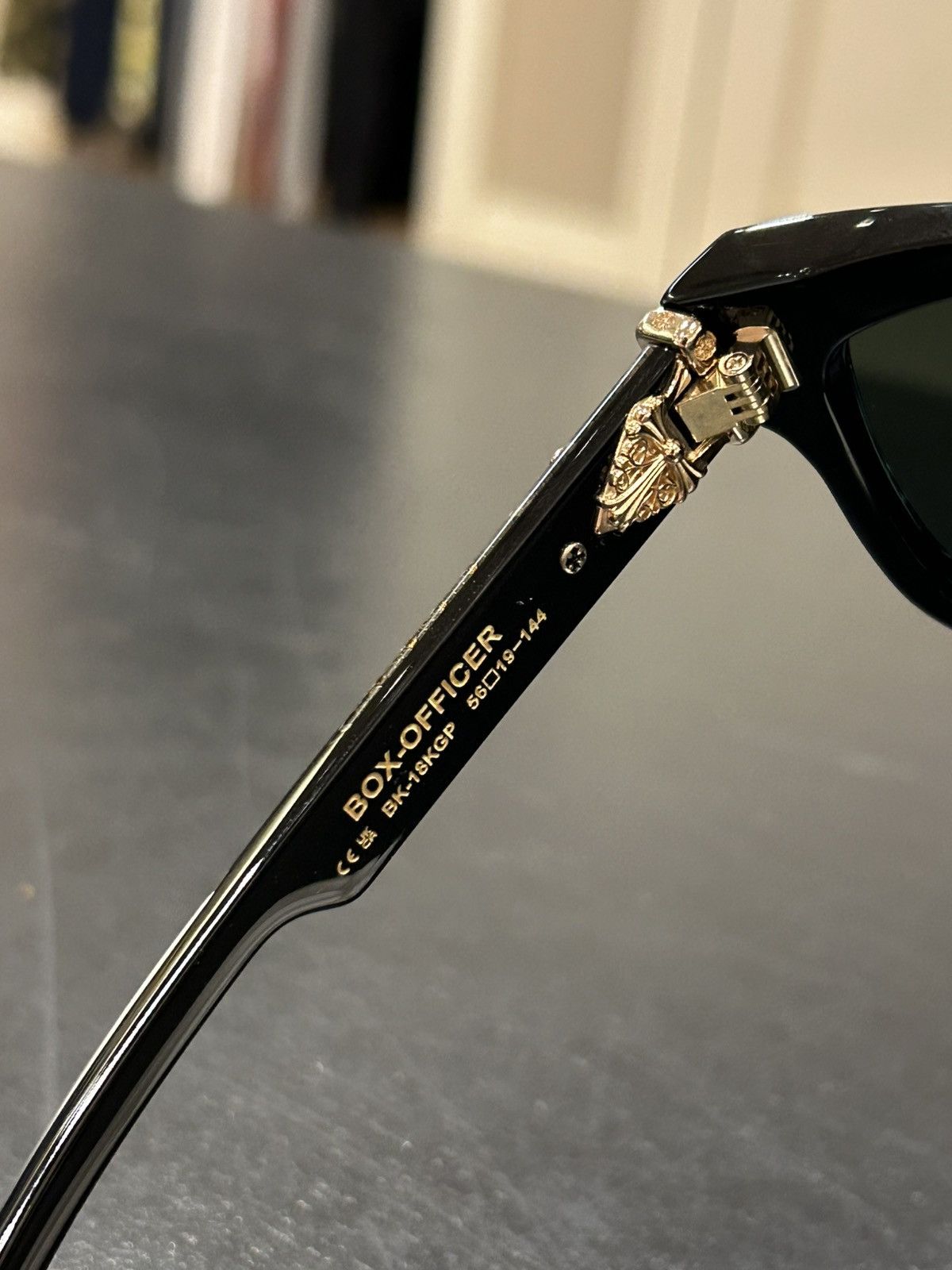 Chrome Hearts Chrome Hearts ‘Box Officer’ Sunglasses Size ONE SIZE - 8 Thumbnail