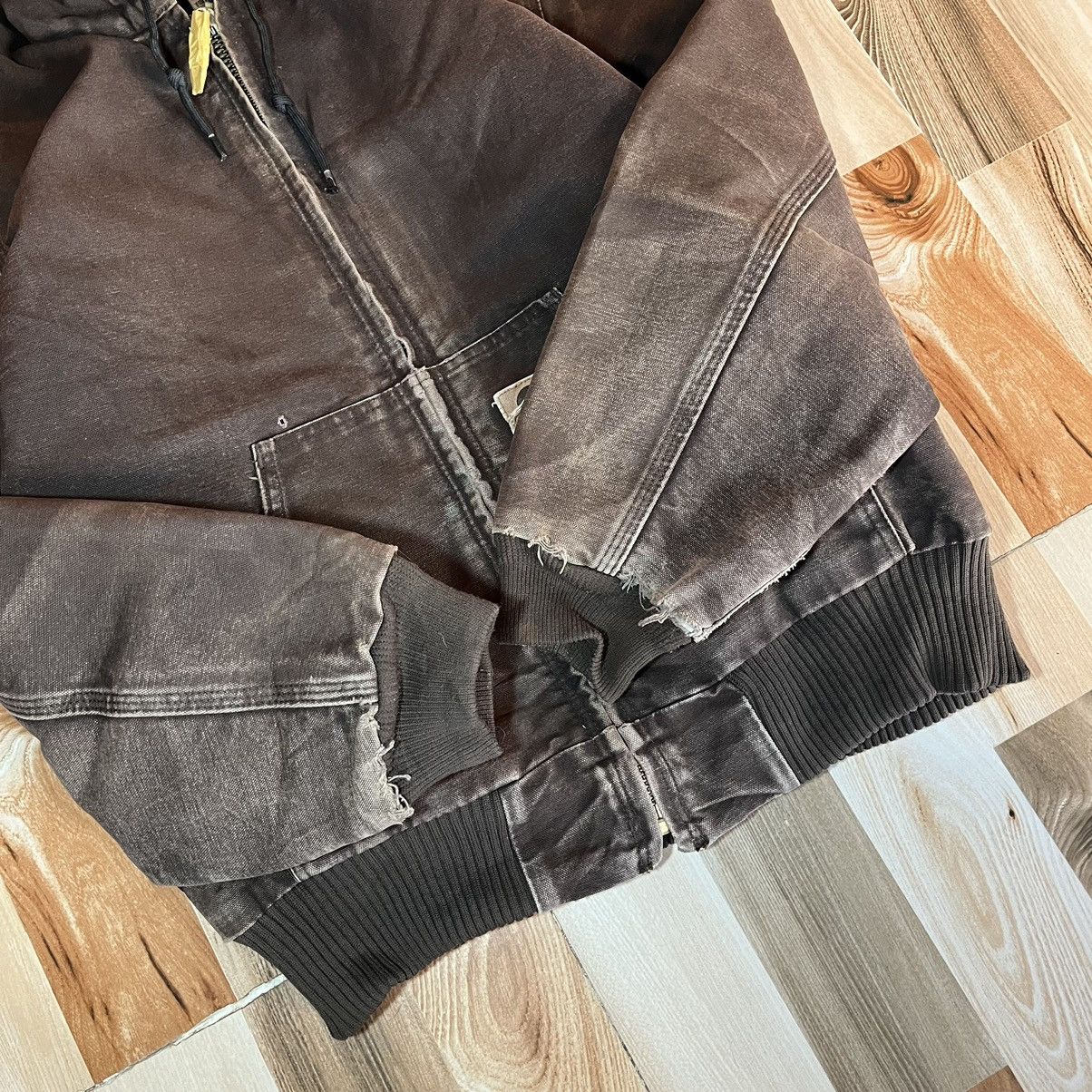 Carhartt Crazy Vintage Faded Carhartt Hooded Jacket Size US S / EU 44-46 / 1 - 3 Thumbnail