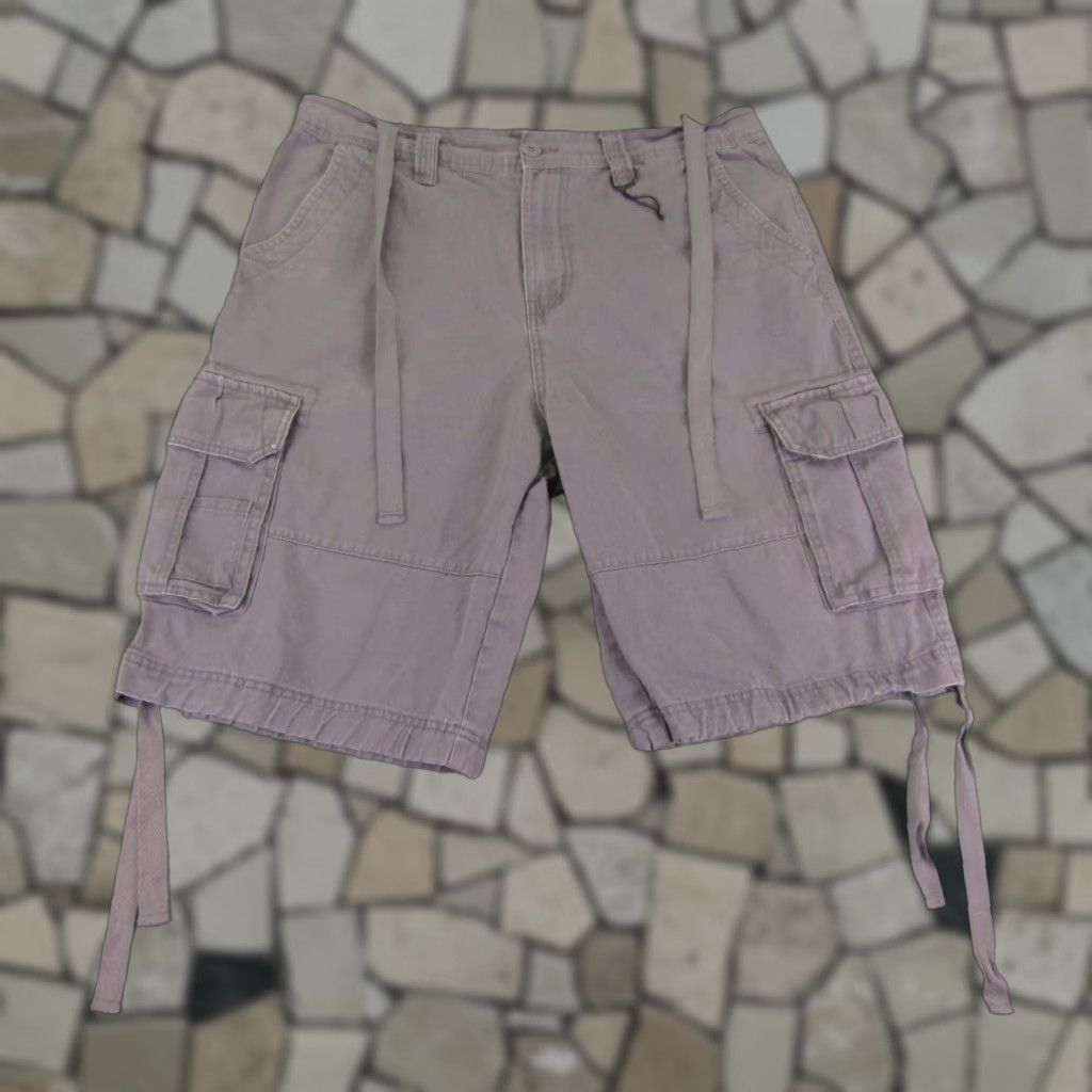 Vintage LA Gate Cargo Shorts Mens 36 Gray Baggy Outdoor Streetwear Y2K Size US 36 / EU 52 - 1 Thumbnail