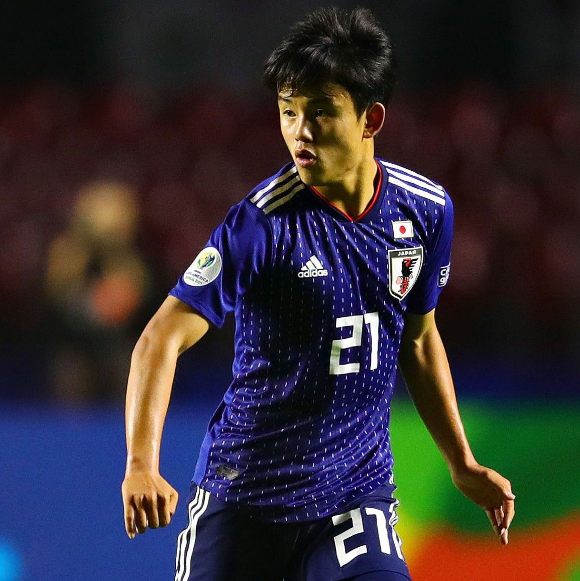 Adidas Japan Copa America 2019 Home Jersey Takefusa Kubo Size US M / EU 48-50 / 2 - 13 Thumbnail