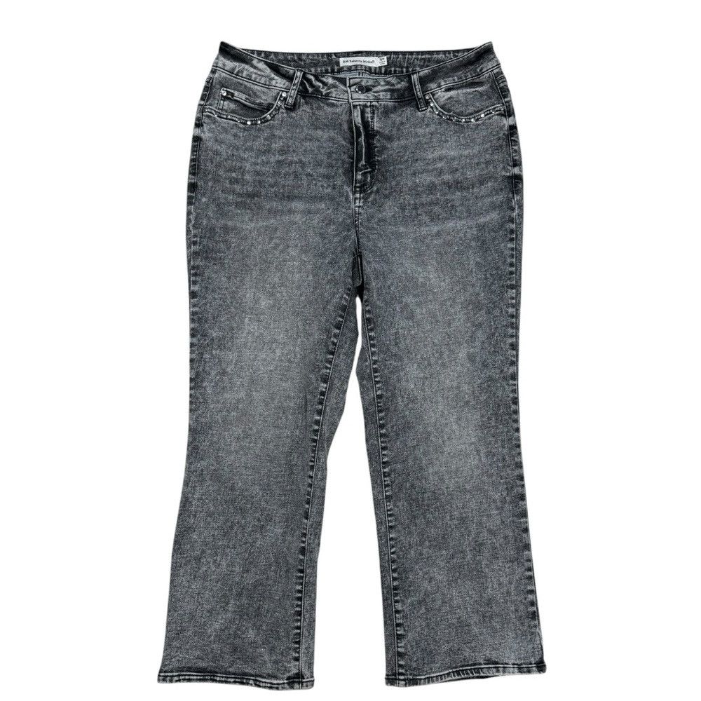 Rebecca Minkoff New Rebecca Minkoff Grey Studded Pockets High Waist Straigh Size 38" / US 16 / IT 52 - 1 Thumbnail