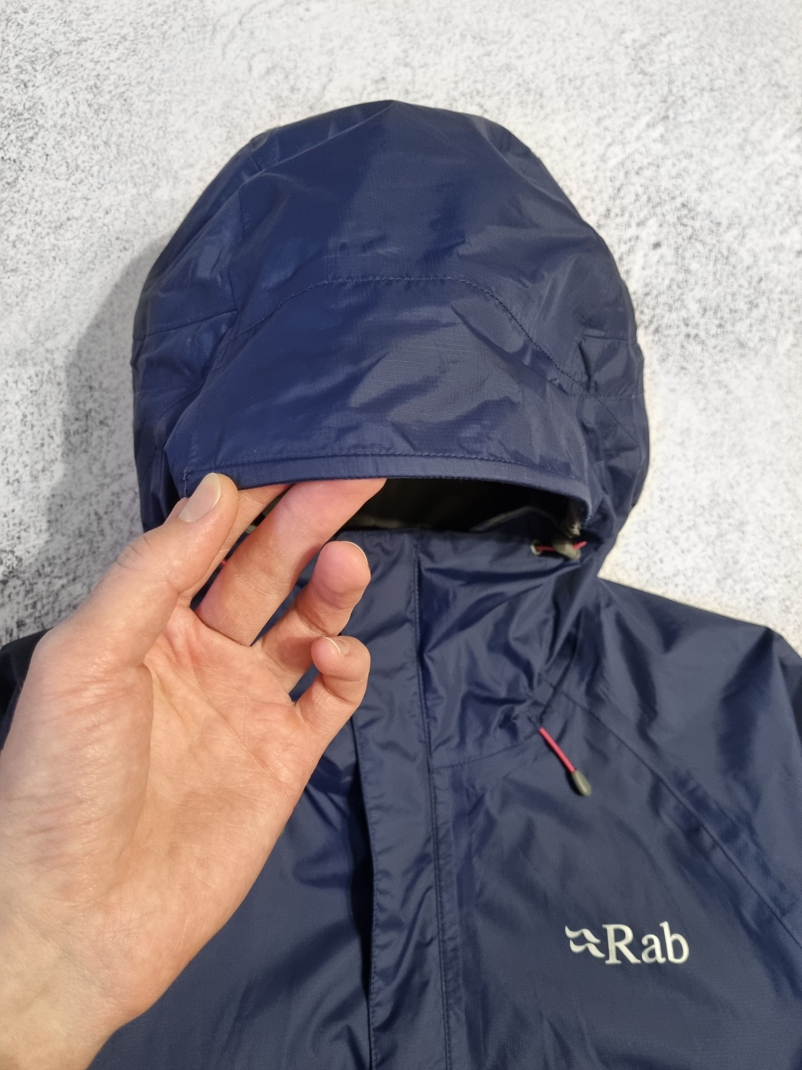 Patagonia × Rab Rab Downpour Lightweight Hooded Waterproof Rain Coat Jacket Size XS / US 0-2 / IT 36-38 - 4 Thumbnail