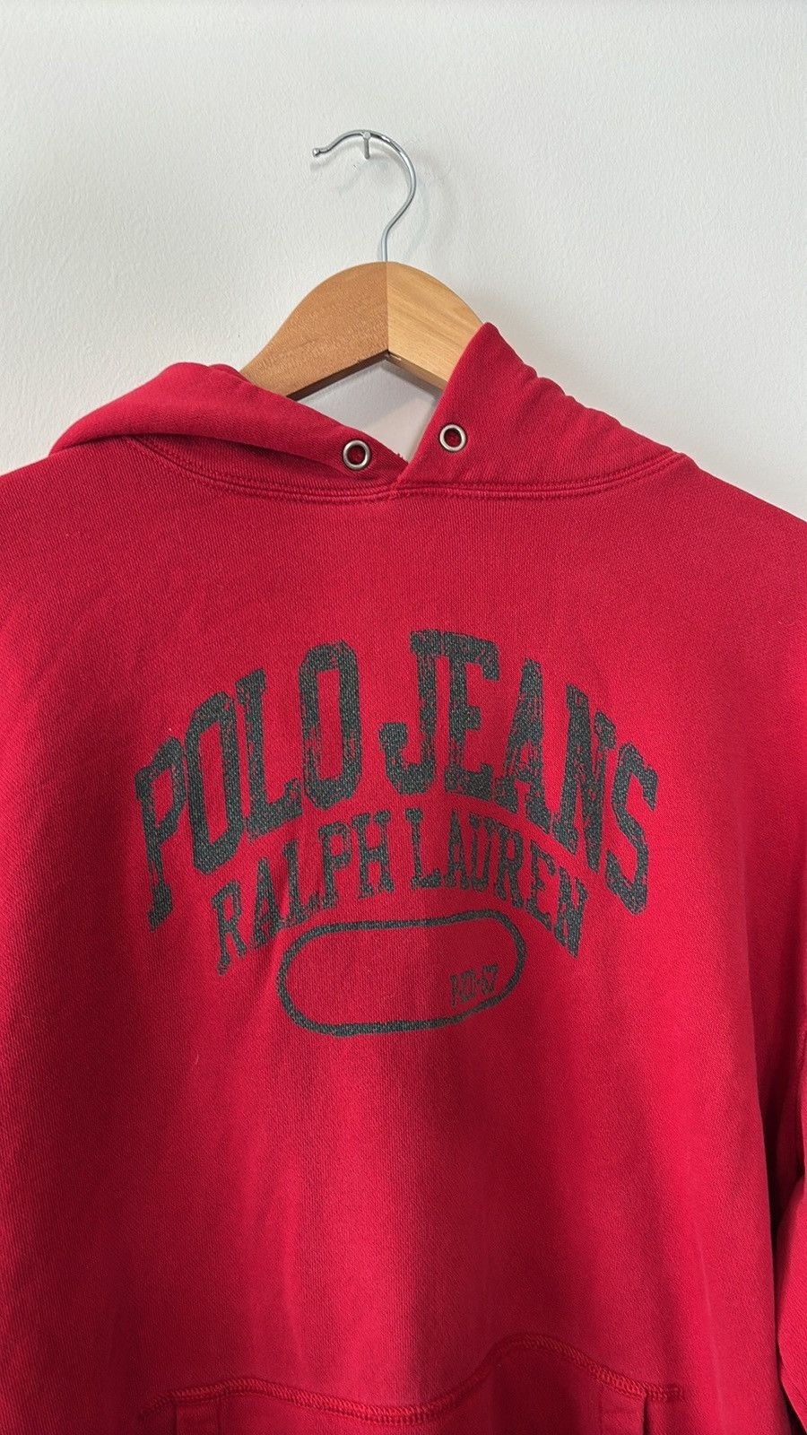 Polo Ralph Lauren × Vintage Vintage Polo Jeans Hoodie Size US XL / EU 56 / 4 - 2 Thumbnail