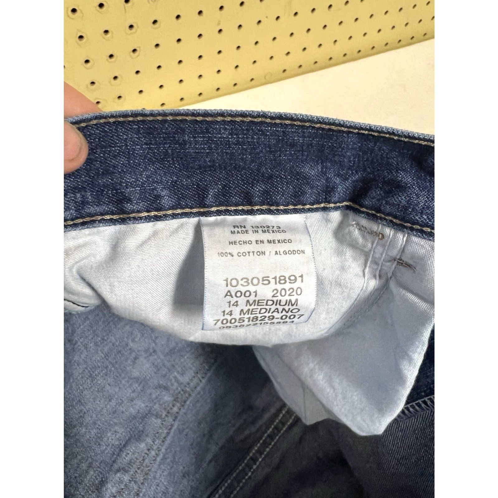 Lee Lee Relaxed Fit All Cotton Straight Leg Jean Jeans women’s Livia 14 Medium blue Size 36" / US 14 / IT 50 - 3 Thumbnail