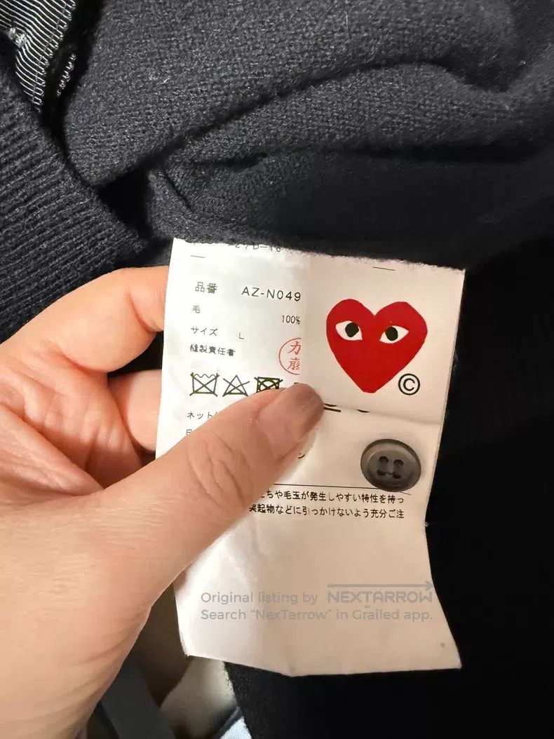 Comme des Garcons Comme des Garcons Wool Knit Cardigan Size L / US 10 / IT 46 - 6 Thumbnail