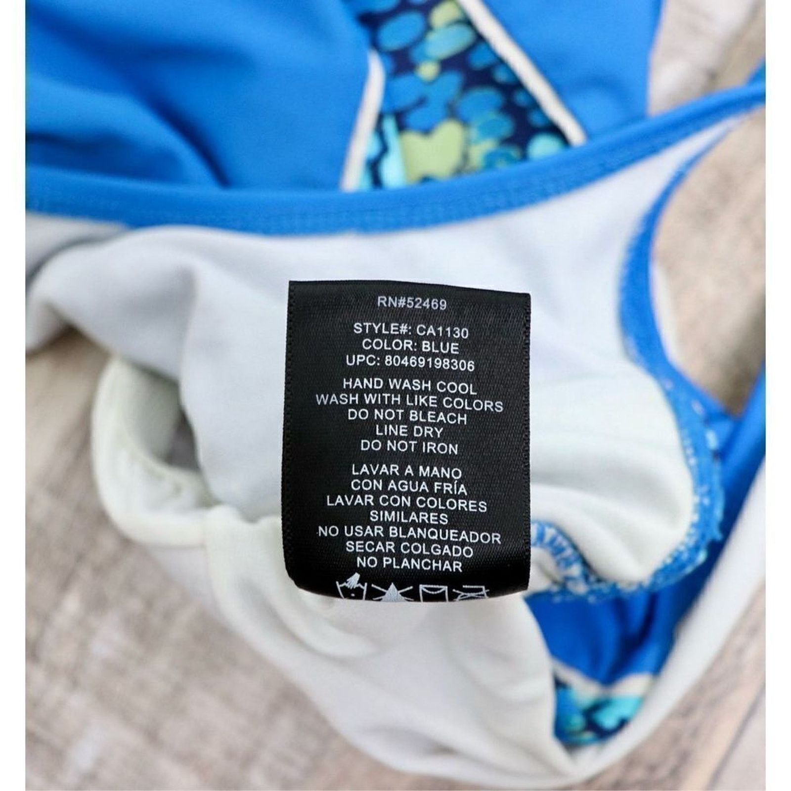 Catalina Catalina Racerback Blue 1pc Swimsuit MEDIUM Vacation Beach Size ONE SIZE - 4 Thumbnail