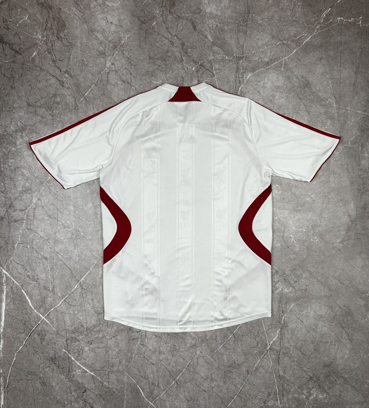 Adidas Adidas Liverpool 2007-2008 Jersey T- 5 shift Y2K style Size US L / EU 52-54 / 3 - 3 Thumbnail