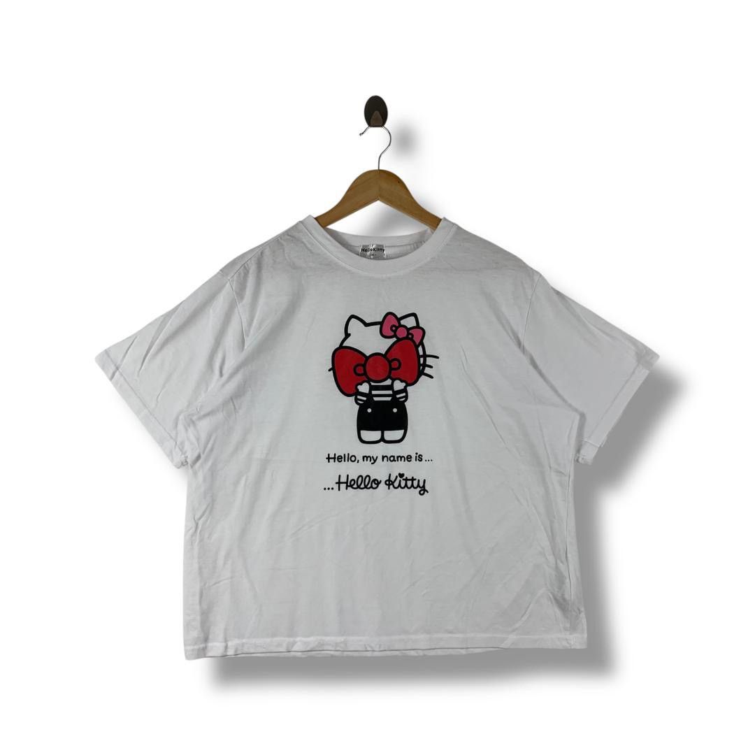 Anime × Japanese Brand HELLO KITTY my name is hello kitty spellout tee Size US XXL / EU 58 / 5 - 1 Thumbnail