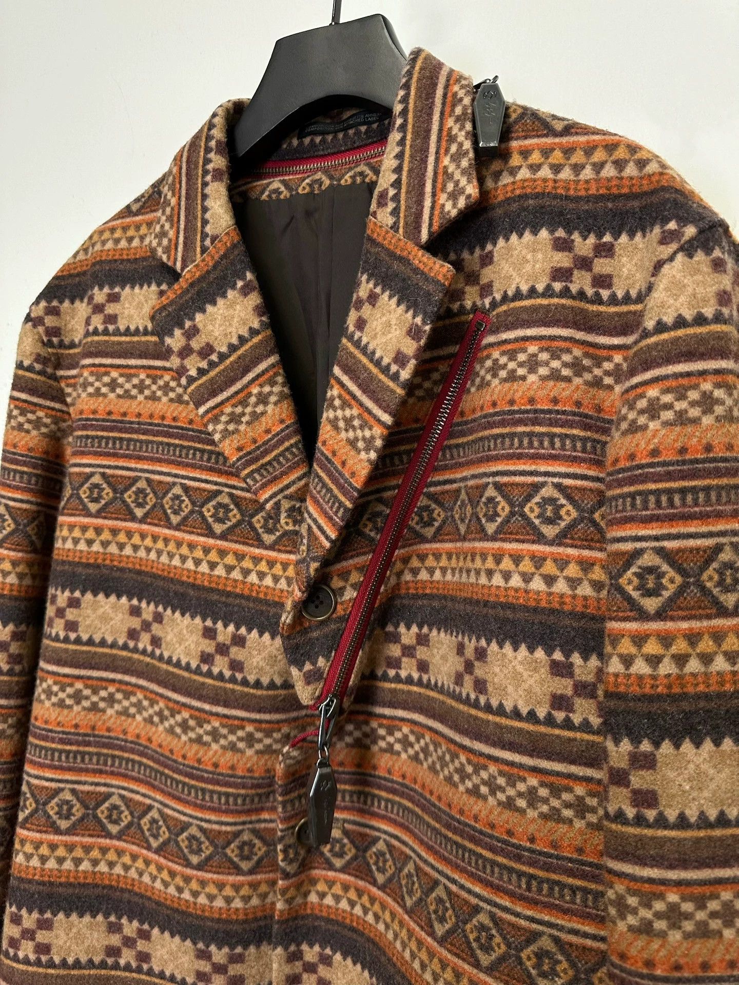 Yohji Yamamoto Yohji Yamamoto 14AW Totem Zipper Runway Jacket Size US XL / EU 56 / 4 - 4 Thumbnail