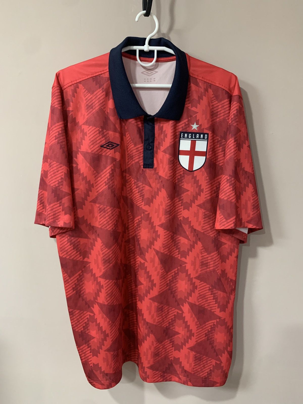 Umbro England Polo Football Shirt Umbro Soccer Jersey Size XXL Size US XXL / EU 58 / 5 - 1 Thumbnail