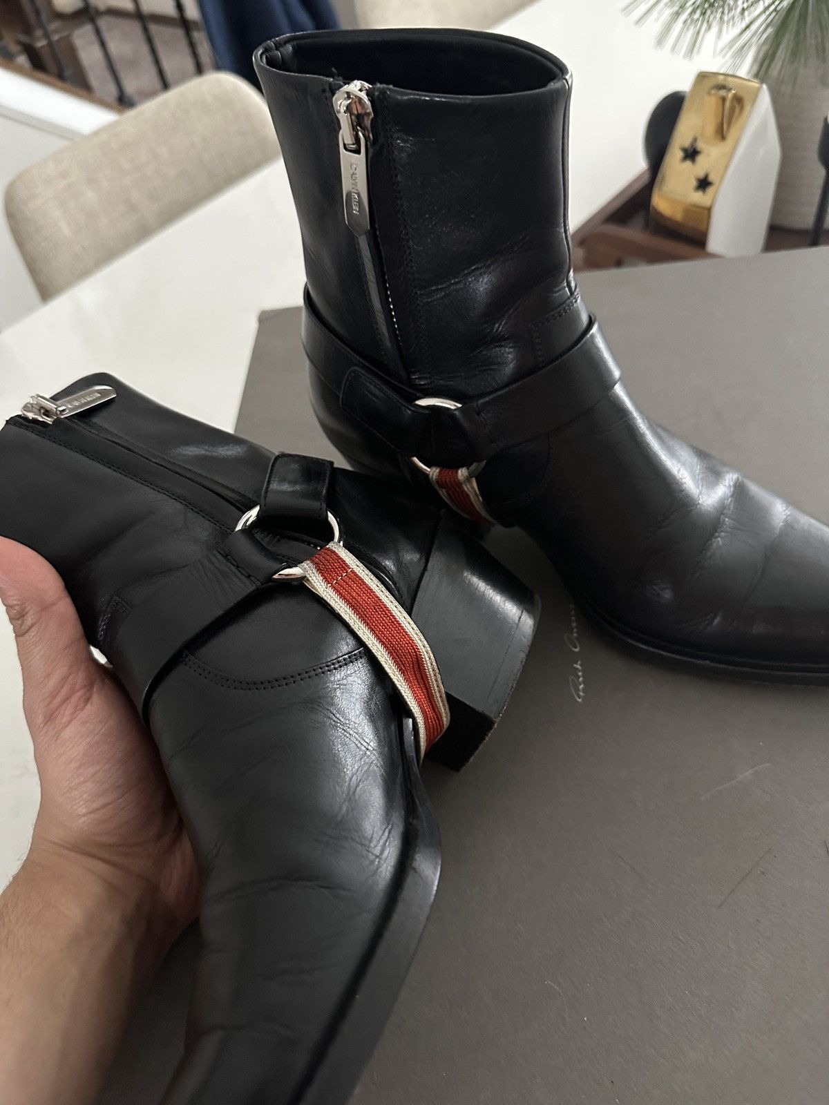 Calvin Klein 205W39NYC Raf Simons 205W39NYC Leather Harness Boot Size US 8 / EU 41 - 2 Thumbnail