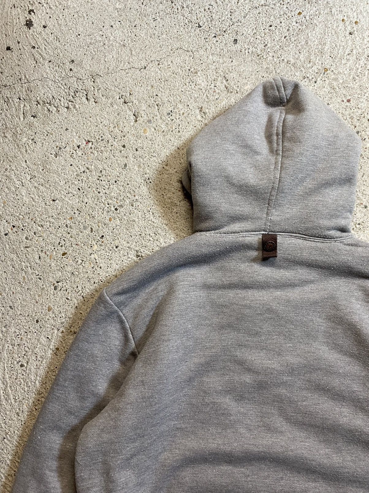 Japanese Brand Grey avant garde hoodie with fur japan streetwear vintage Size US L / EU 52-54 / 3 - 11 Thumbnail