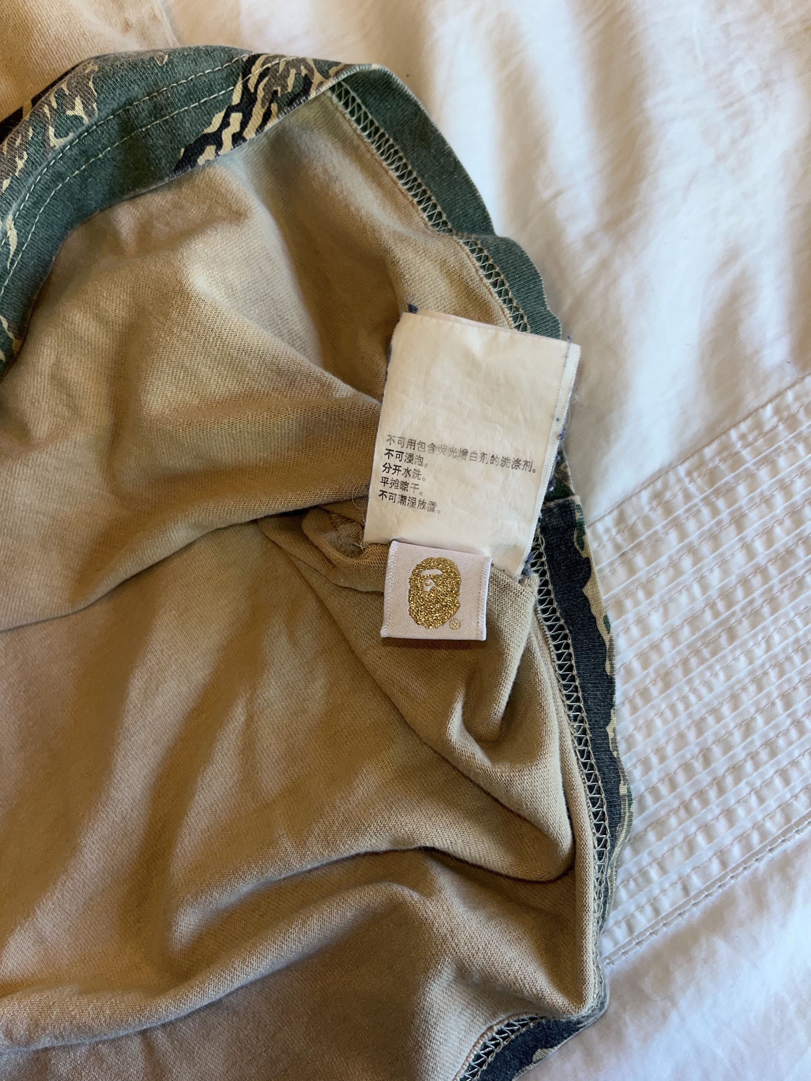 Bape Tiger Camo Gradation College Tee Size US M / EU 48-50 / 2 - 10 Thumbnail