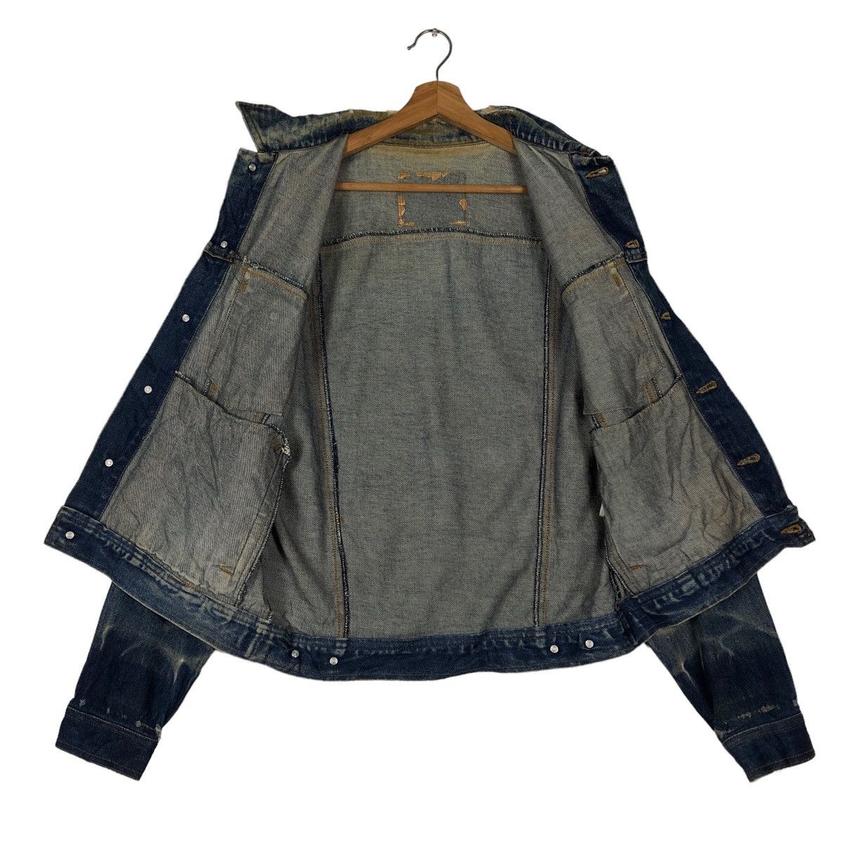 Hysteric Glamour 🔥90’s Vintage Trucker Denim Jacket Biker GMC Japan Size US M / EU 48-50 / 2 - 10 Thumbnail