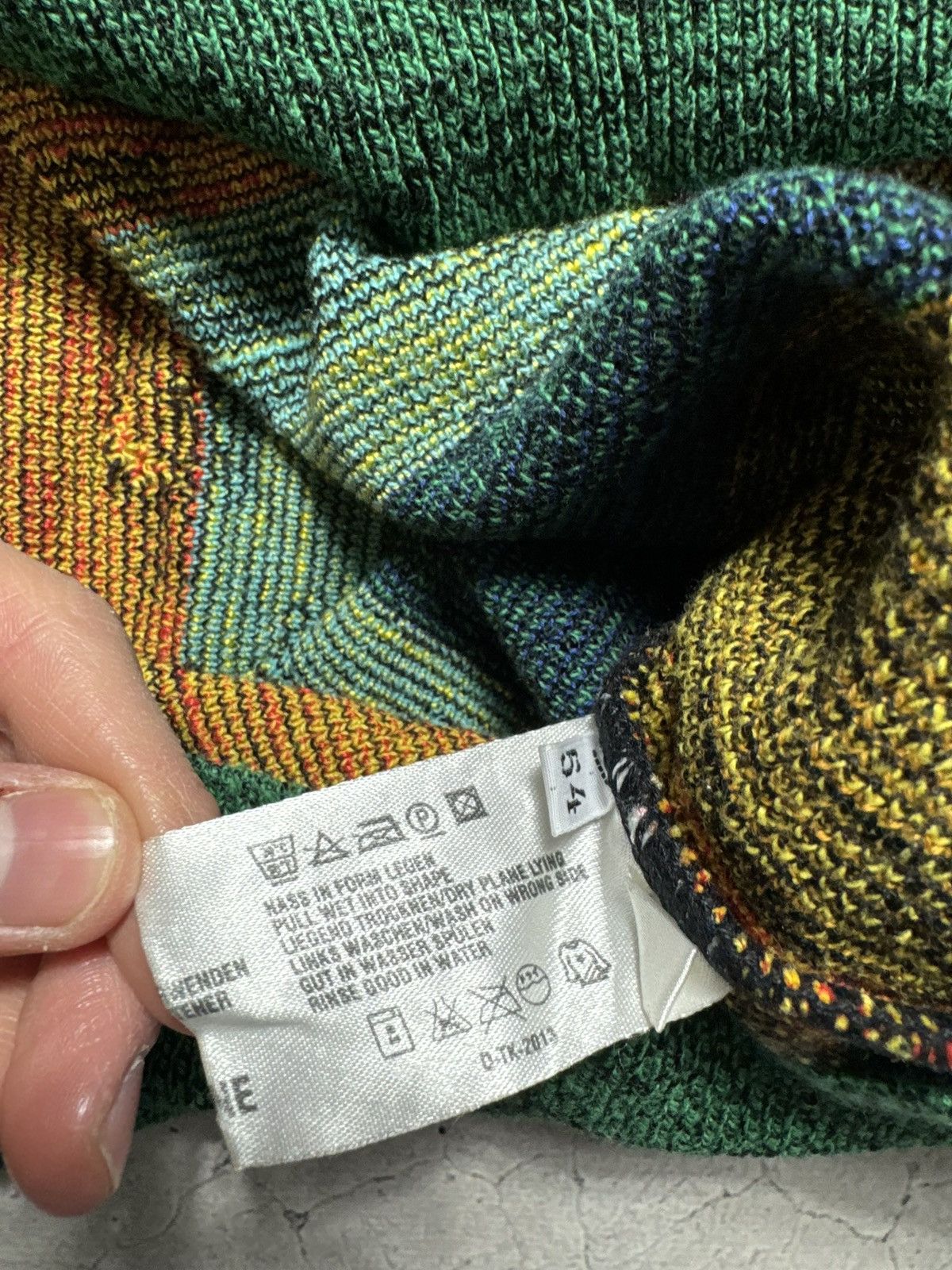 Carlo Colucci Carlo Colucci Coogi Monogram Sweater Size 54 Size US L / EU 52-54 / 3 - 7 Thumbnail