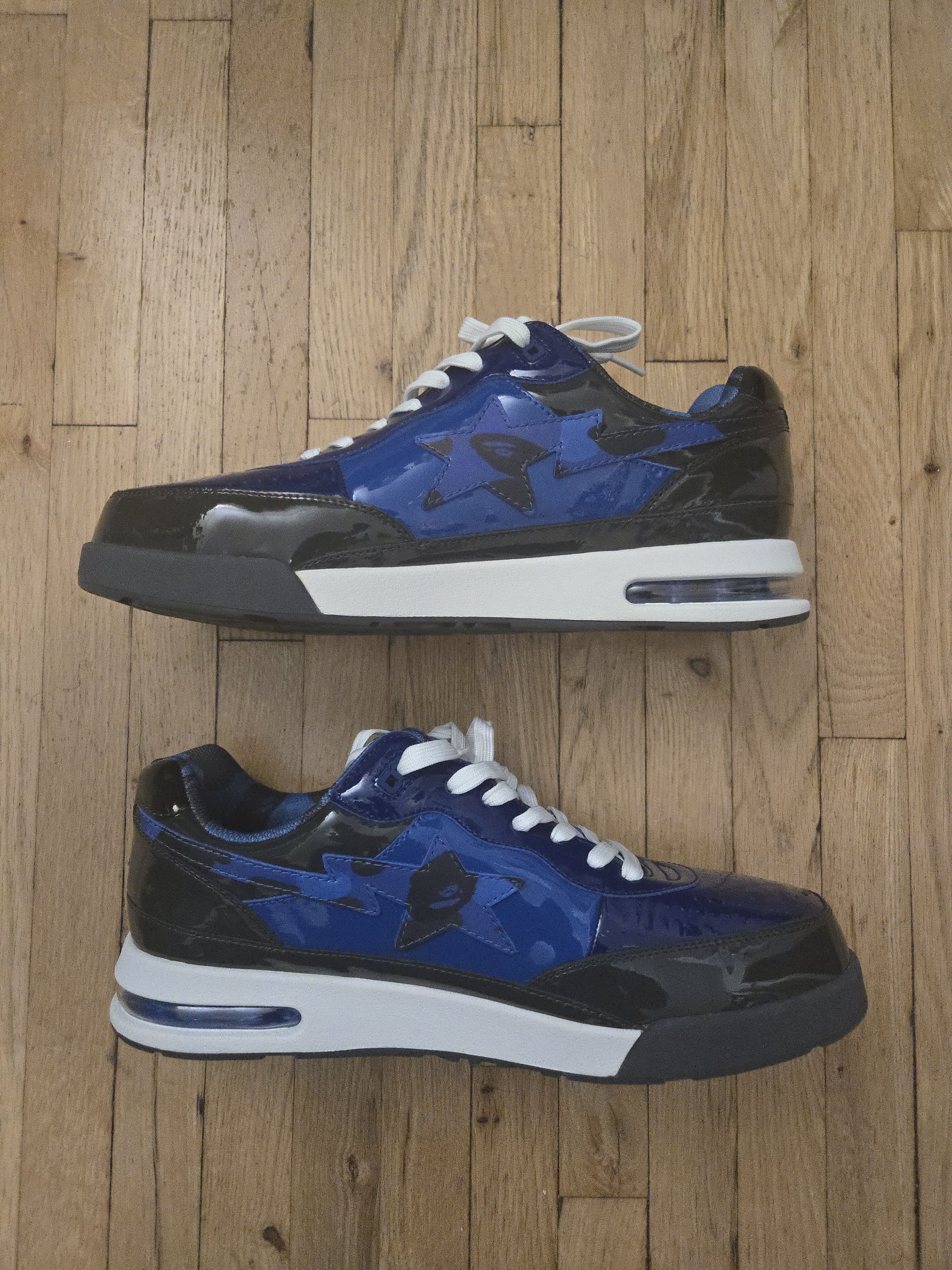 Bape Bape Road Sta Patent Leather Blue Size US 13 / EU 46 - 1 Thumbnail