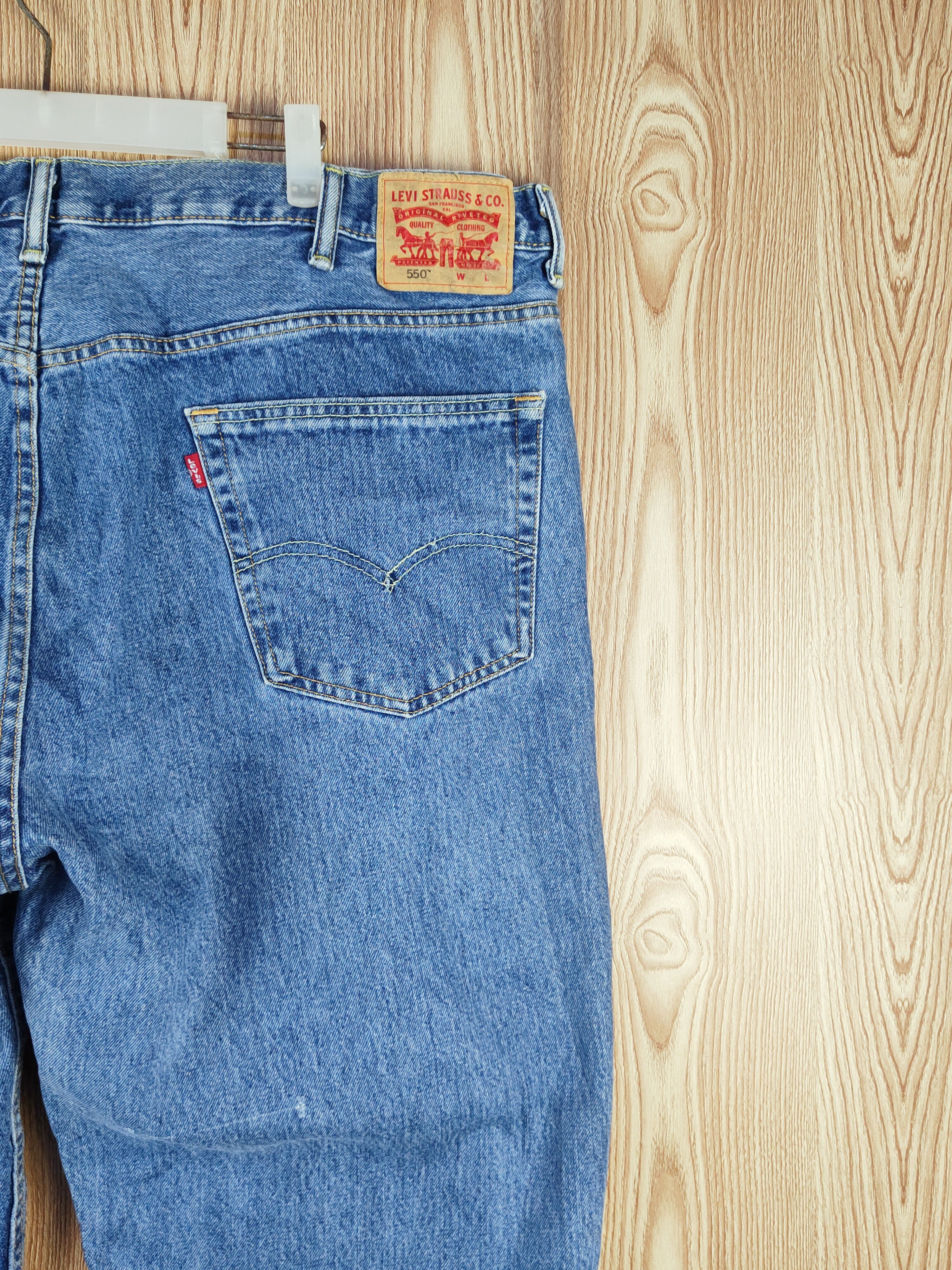 Levi's *waist 46inc* Levi's Blue Distressed Ripped Jeans #S2715 Size US 44 / EU 60 - 11 Thumbnail