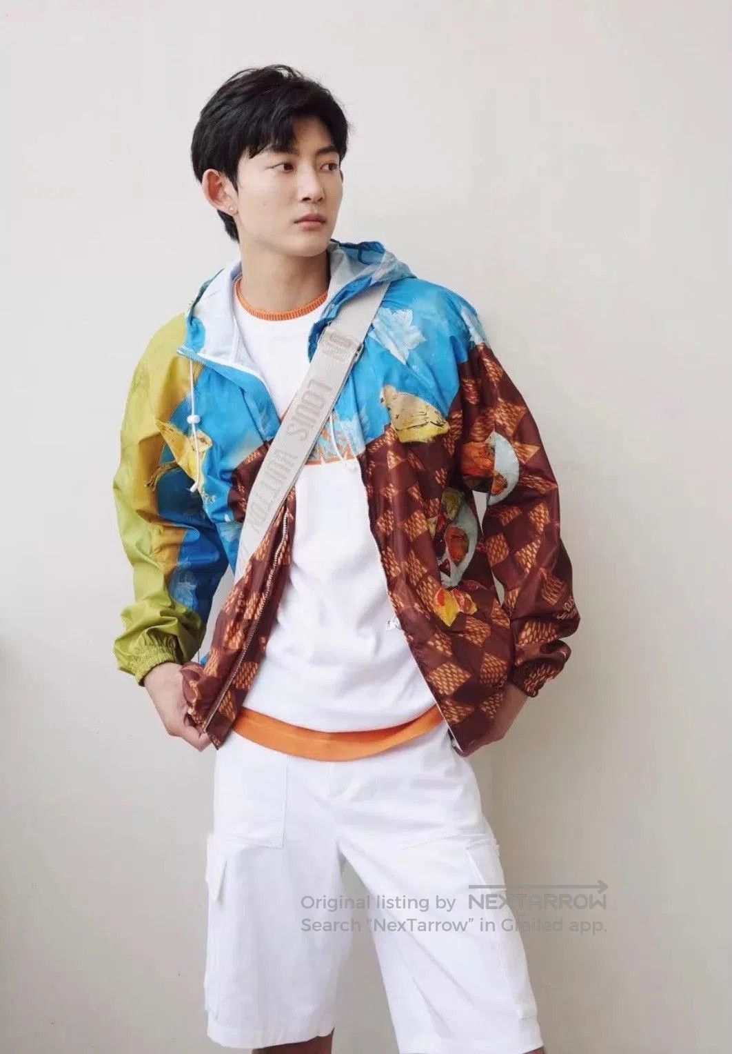 Louis Vuitton Multi Color Hooded Light Jacket. Size US M / EU 48-50 / 2 - 6 Thumbnail