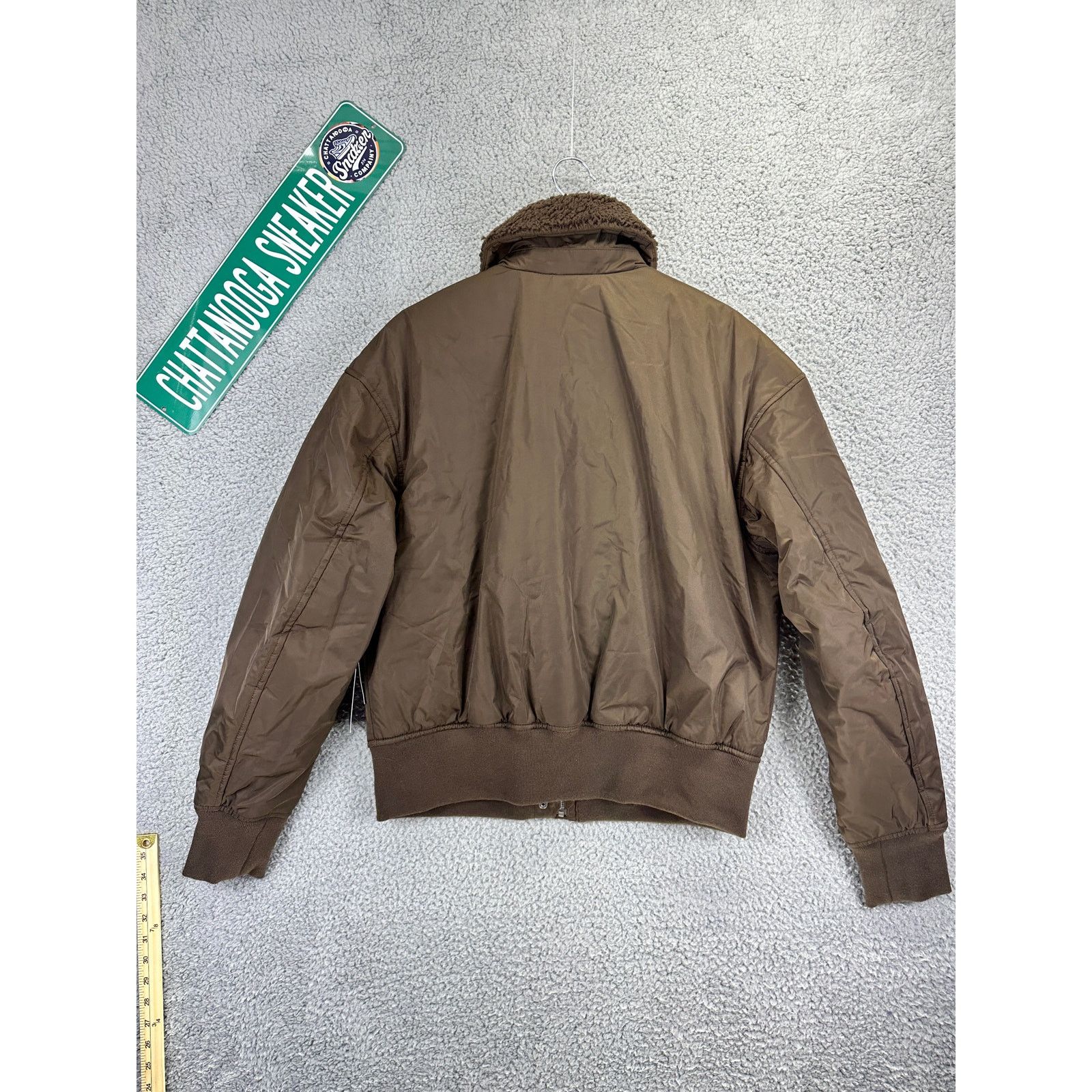 Vans Vans Jacket Womens Large Brown Curren X Knost Satin Bomber L Size L / US 10 / IT 46 - 11 Thumbnail