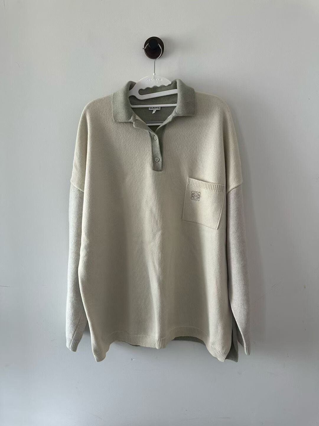 Loewe loewe color-block wool polo shirt Size US M / EU 48-50 / 2 - 1 Thumbnail